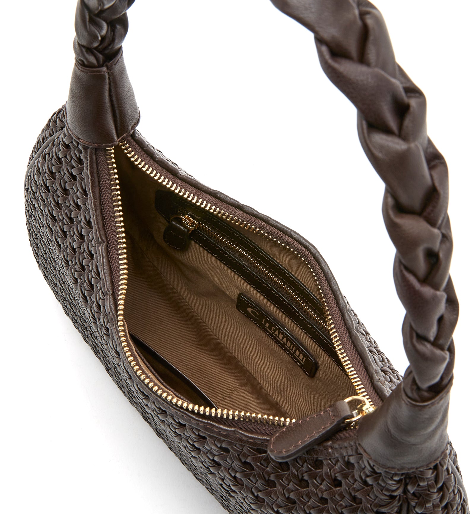 PATTI SAC À BANDOULIÈRE EN CUIR TRESSÉ