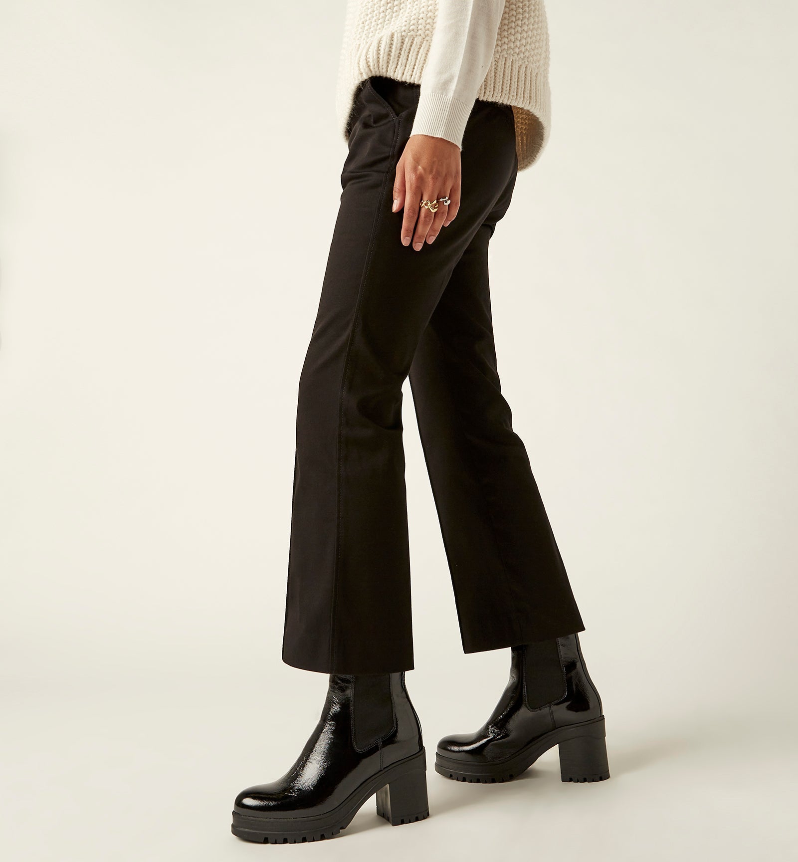 PAXTON PATENT LEATHER BOOTIE - La Canadienne
