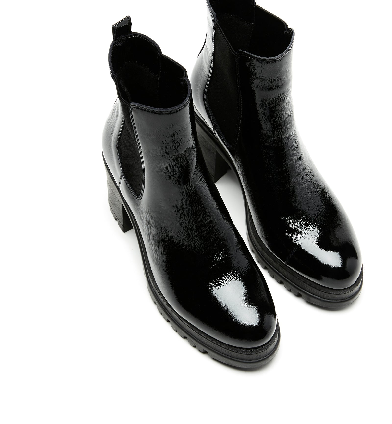 PAXTON PATENT LEATHER BOOTIE - La Canadienne