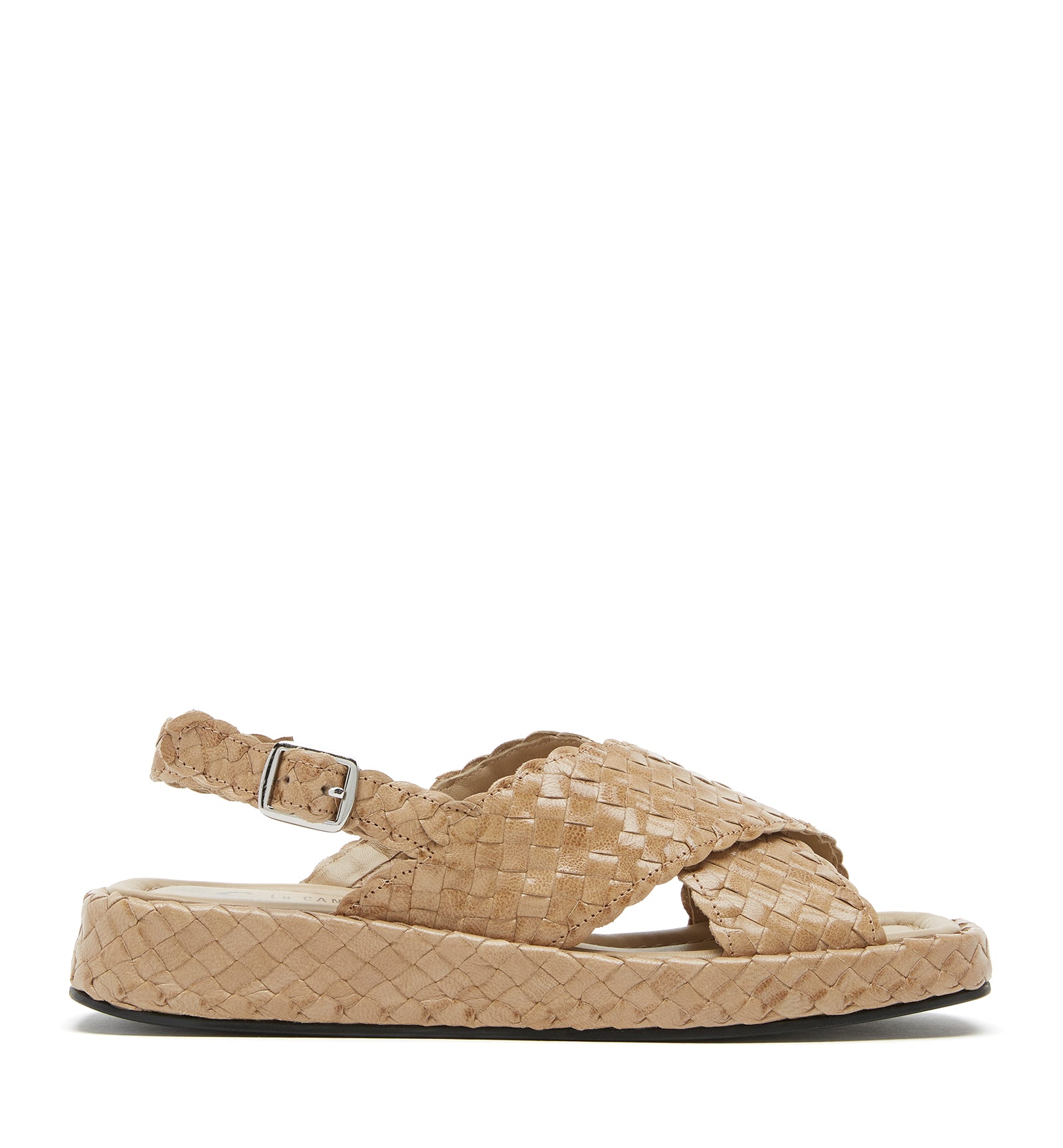 PEDRA WOVEN LEATHER SANDAL