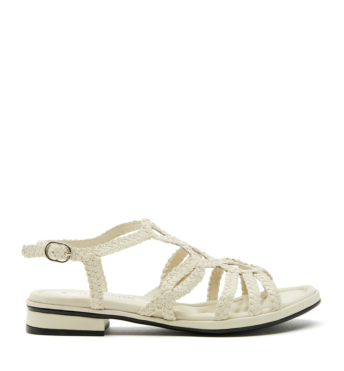 PERKIE WOVEN LEATHER SANDAL