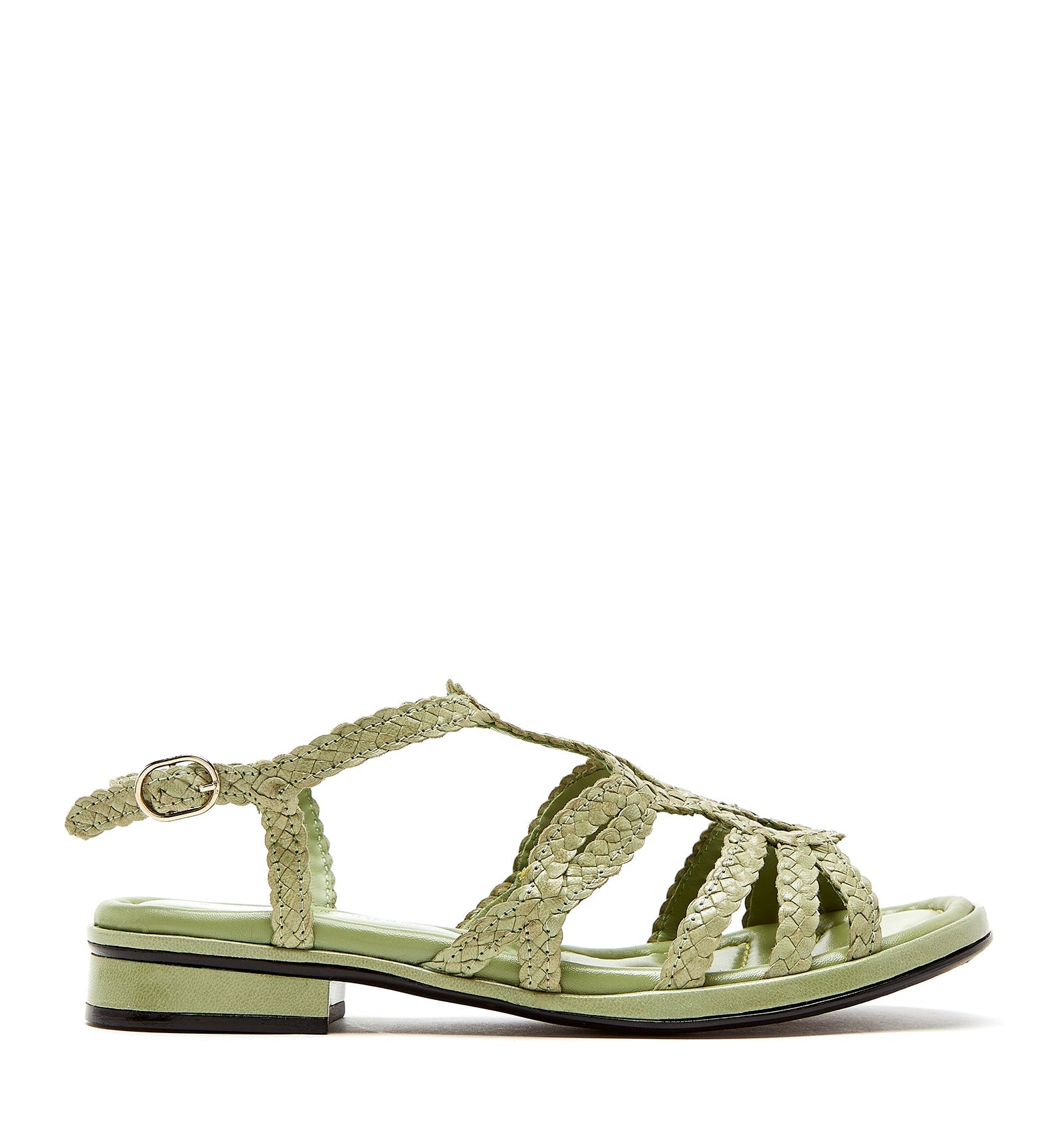 PERKIE WOVEN LEATHER SANDAL - La Canadienne