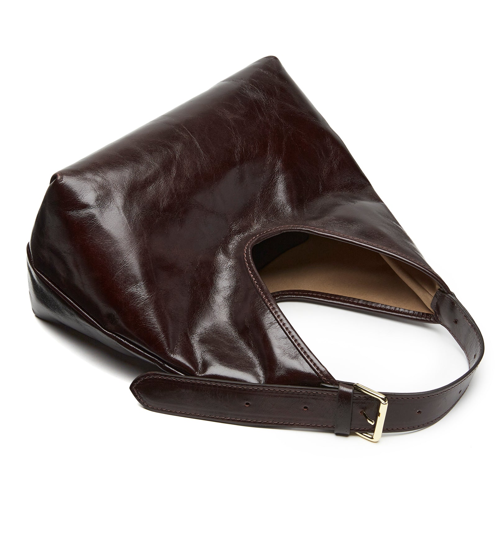 PIERRE CRINKLE LEATHER BAG