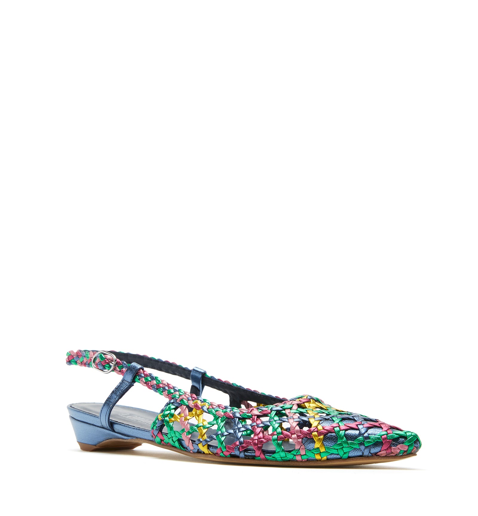PLAYS BALLERINE SLINGBACK EN CUIR TRESSÉ
