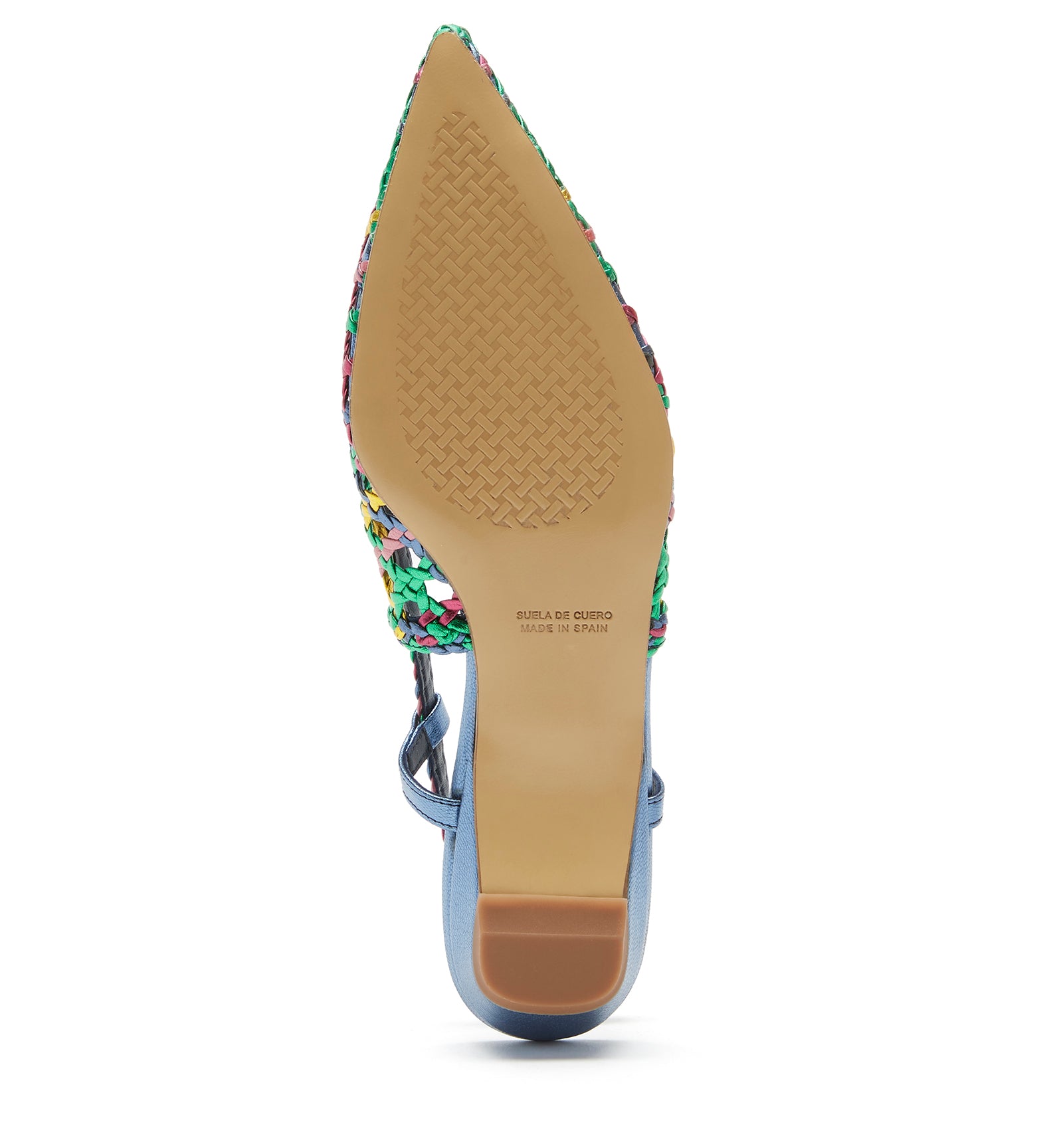 PLAYS BALLERINE SLINGBACK EN CUIR TRESSÉ