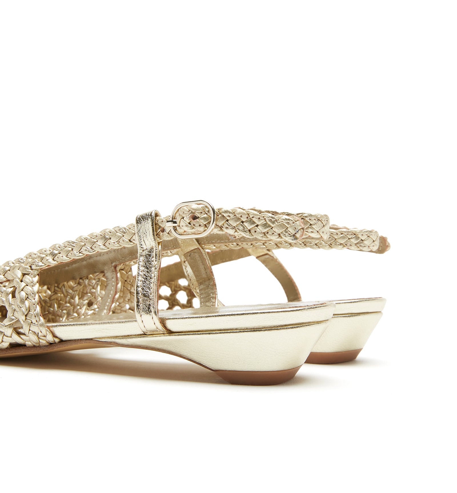 PLAYS BALLERINE SLINGBACK EN CUIR TRESSÉ
