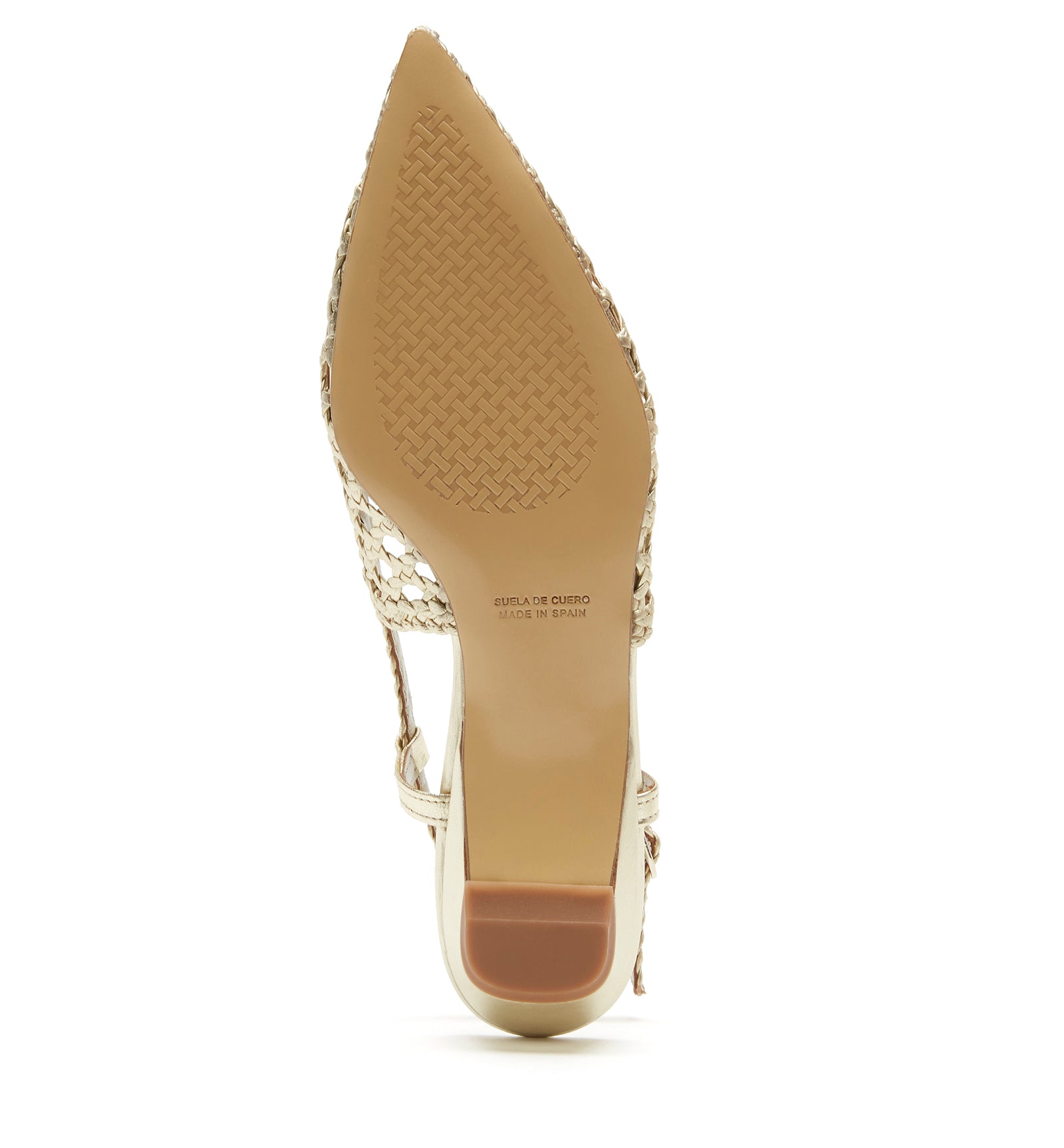 PLAYS BALLERINE SLINGBACK EN CUIR TRESSÉ