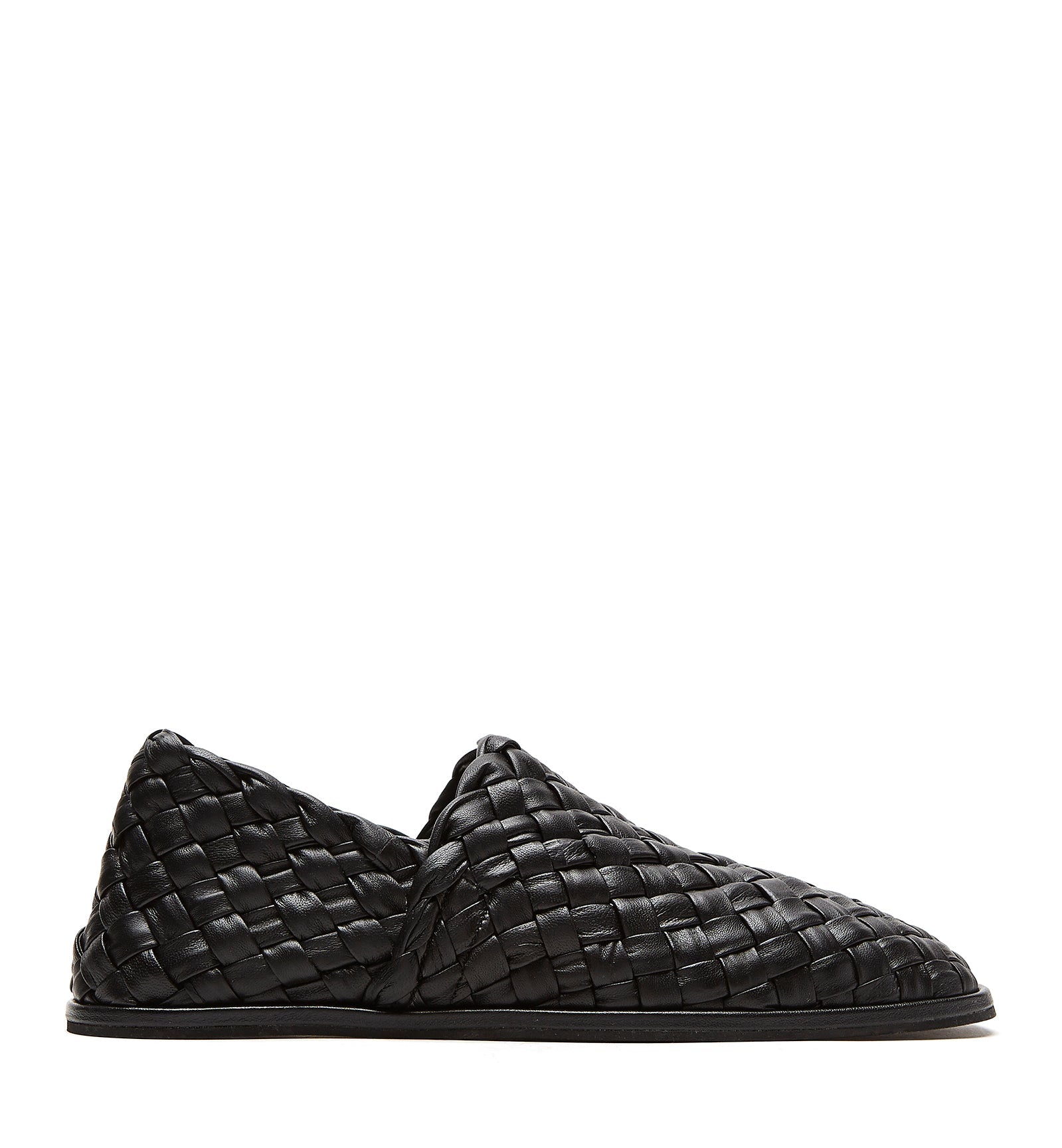 POSH WOVEN LEATHER LOAFER - La Canadienne