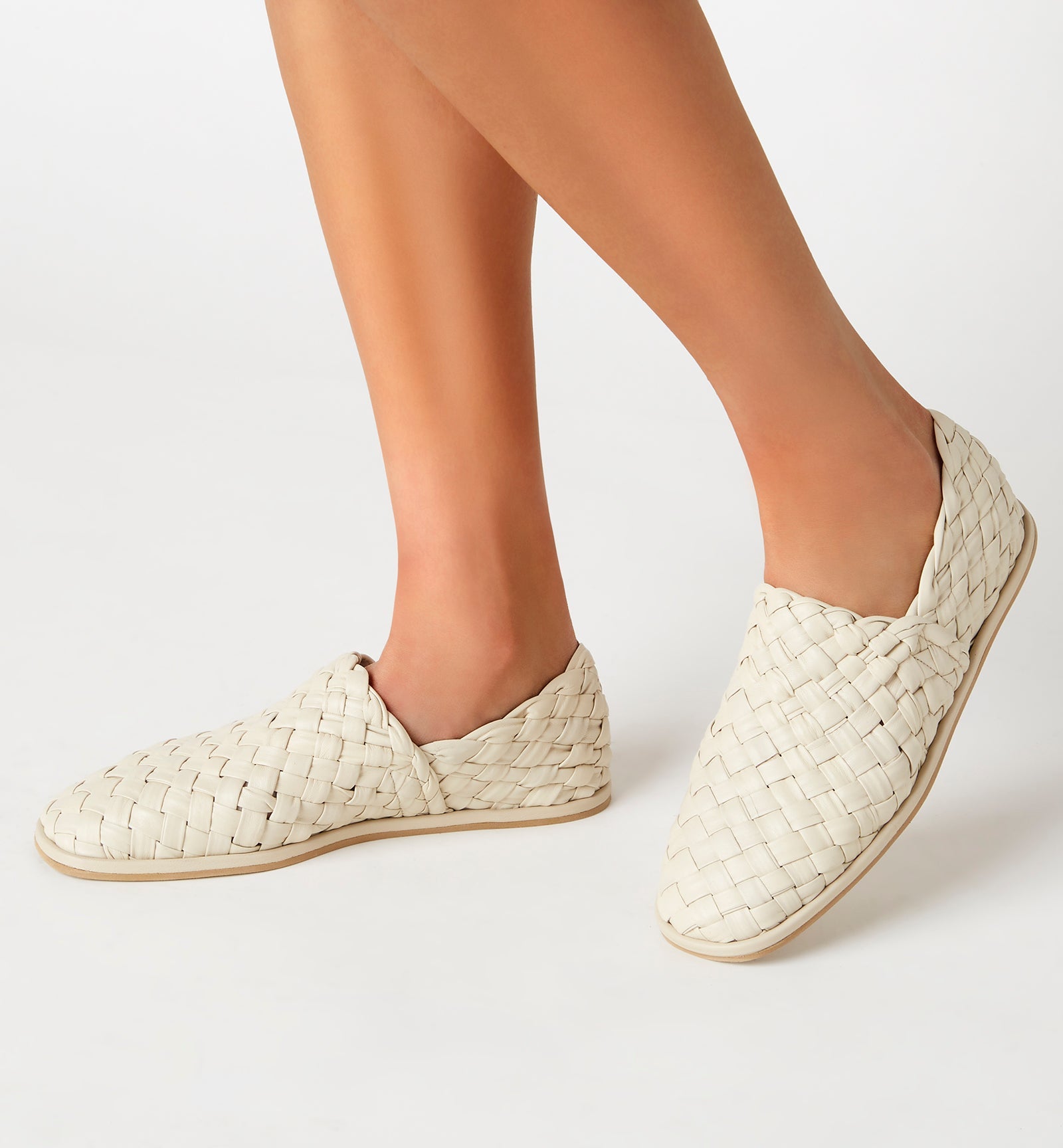 POSH WOVEN LEATHER LOAFER - La Canadienne
