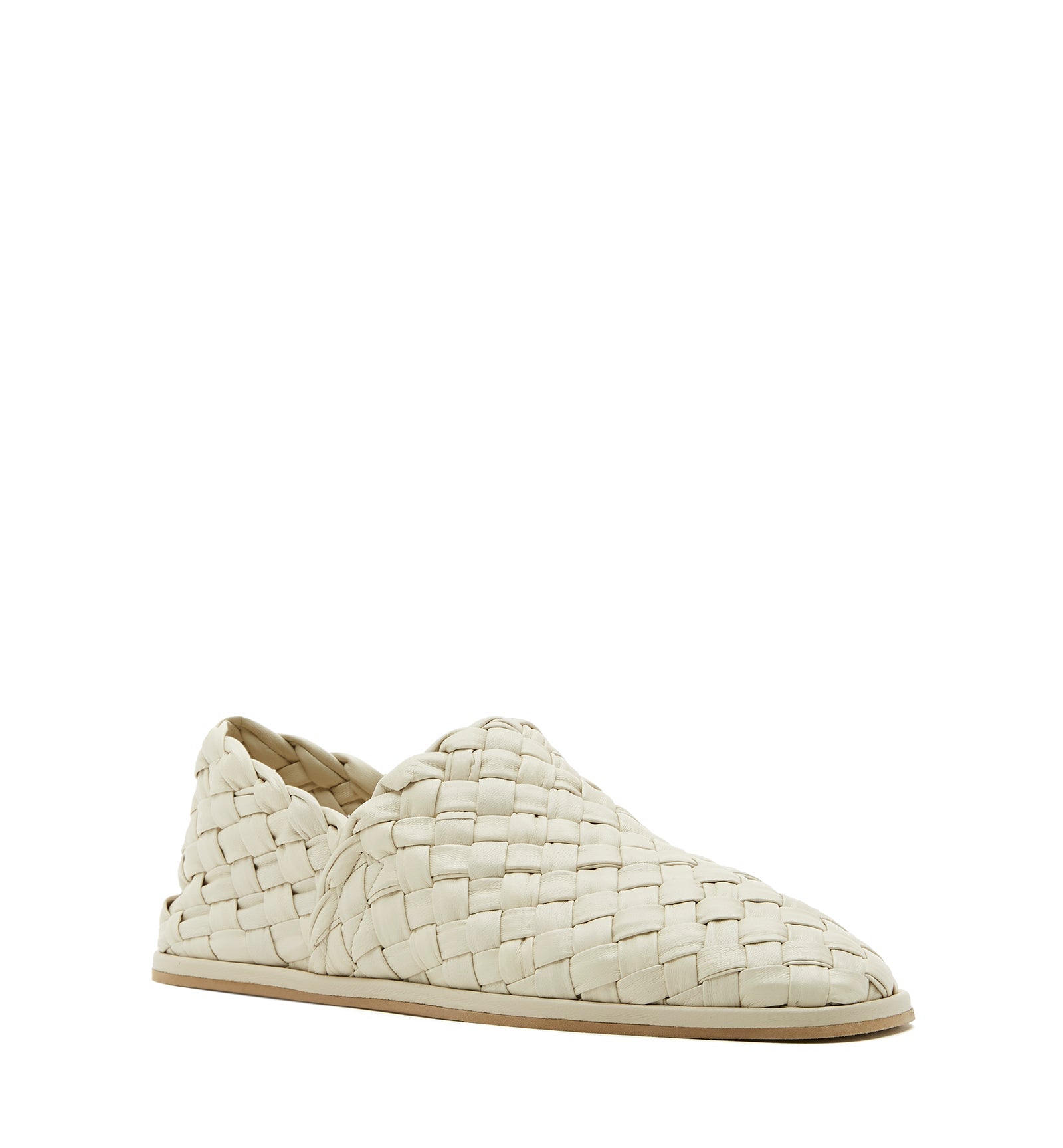 POSH WOVEN LEATHER LOAFER - La Canadienne