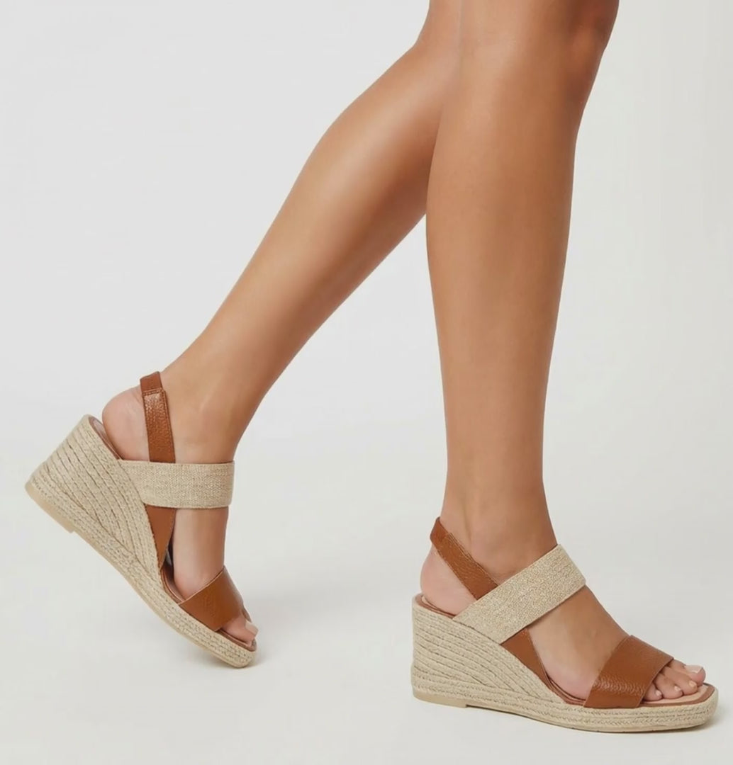 ROSEMARY LEATHER WEDGE SANDAL