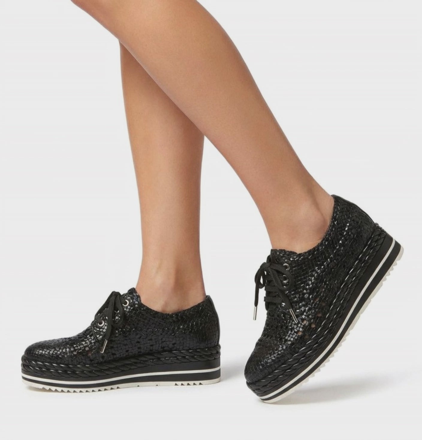 PIKNIK CHAUSSURE EN CUIR TRESSÉ