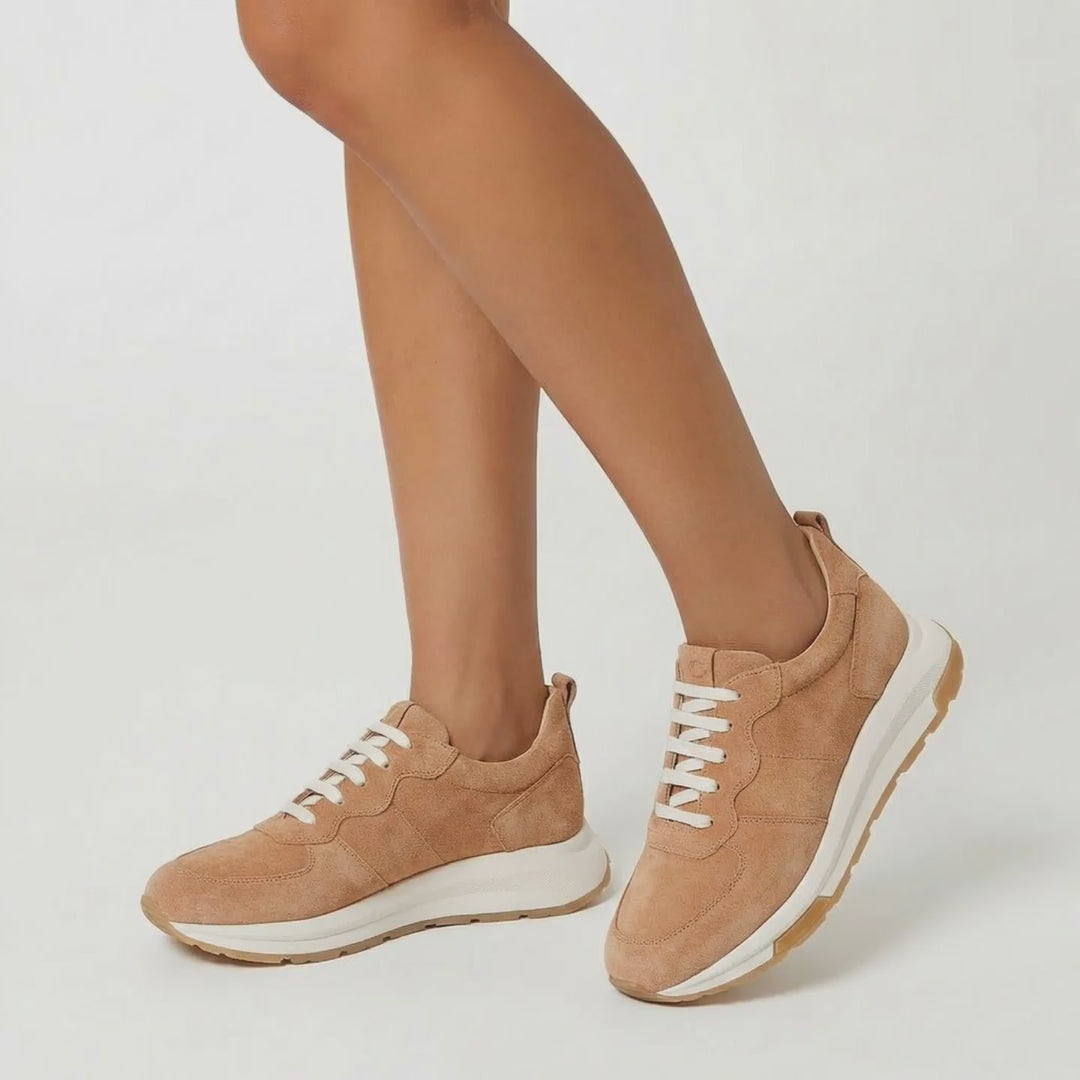DOTTIE SNEAKERS EN SUÈDE À LACETS