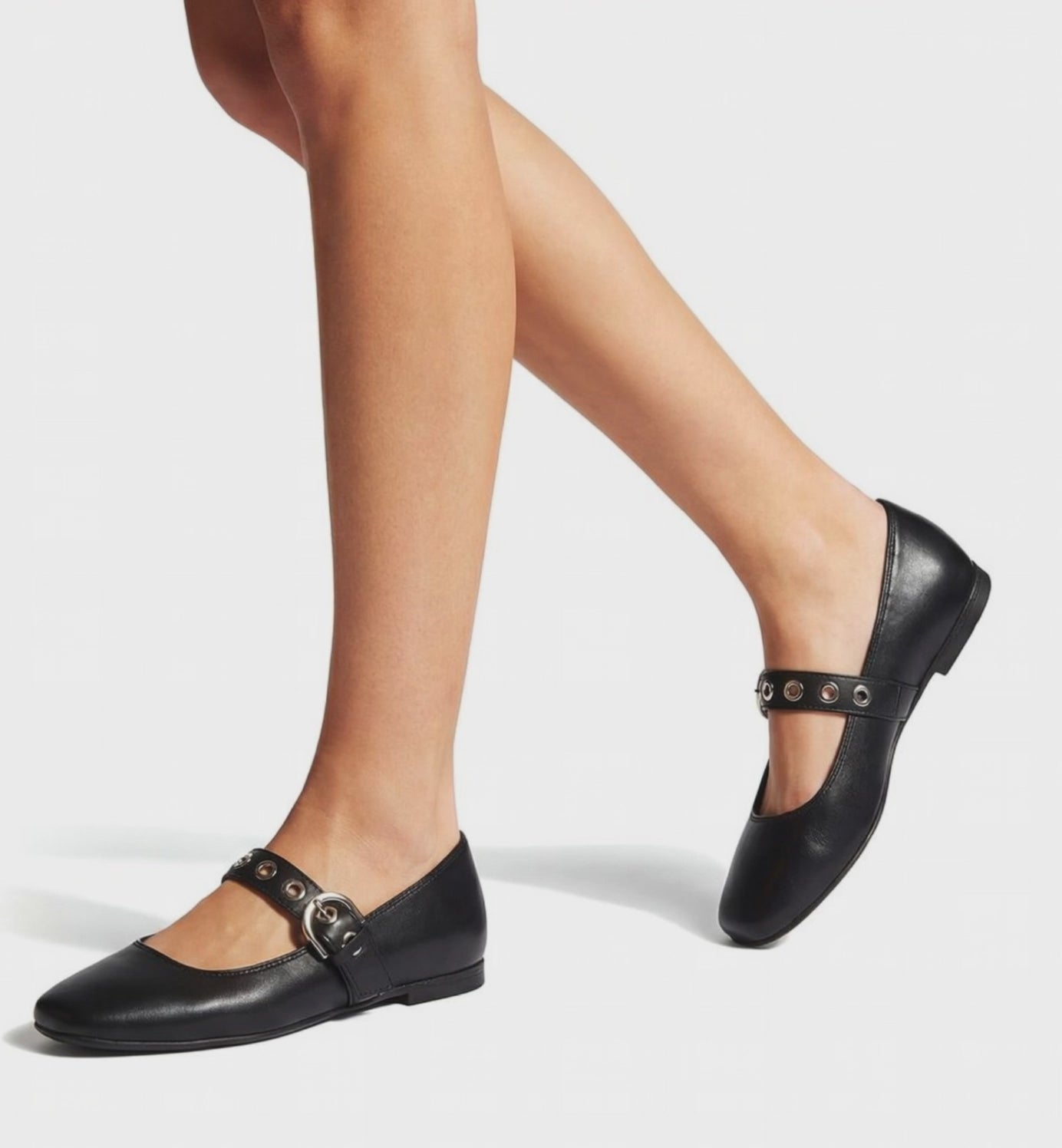 ARIAH BALLERINE MARY JANE EN CUIR