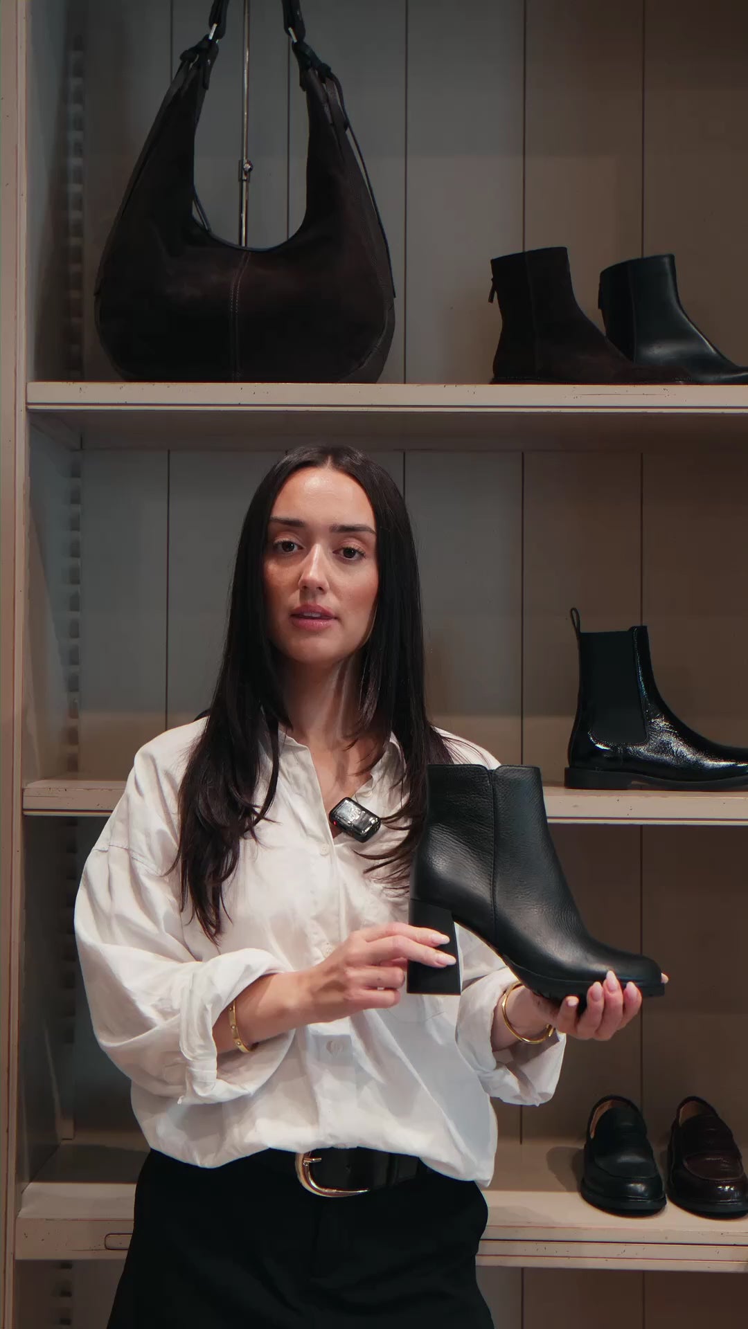 MAGGIE BOTTILLON EN CUIR GRAINÉ — Elément 7 de 7