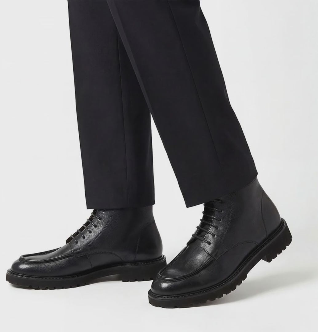 TIBERIUS BOTTE EN CUIR POUR HOMMES