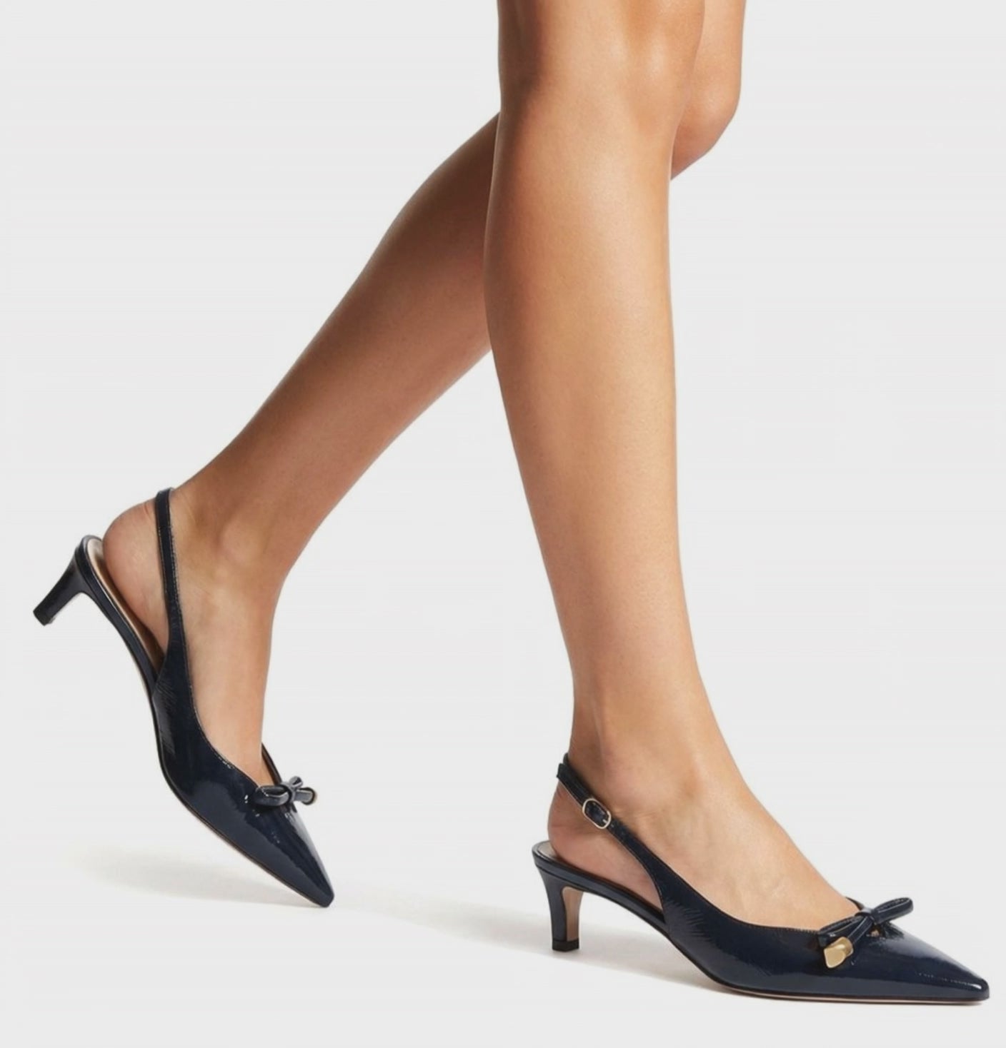 FLORENCE ESCARPIN EN CUIR FROISSÉ