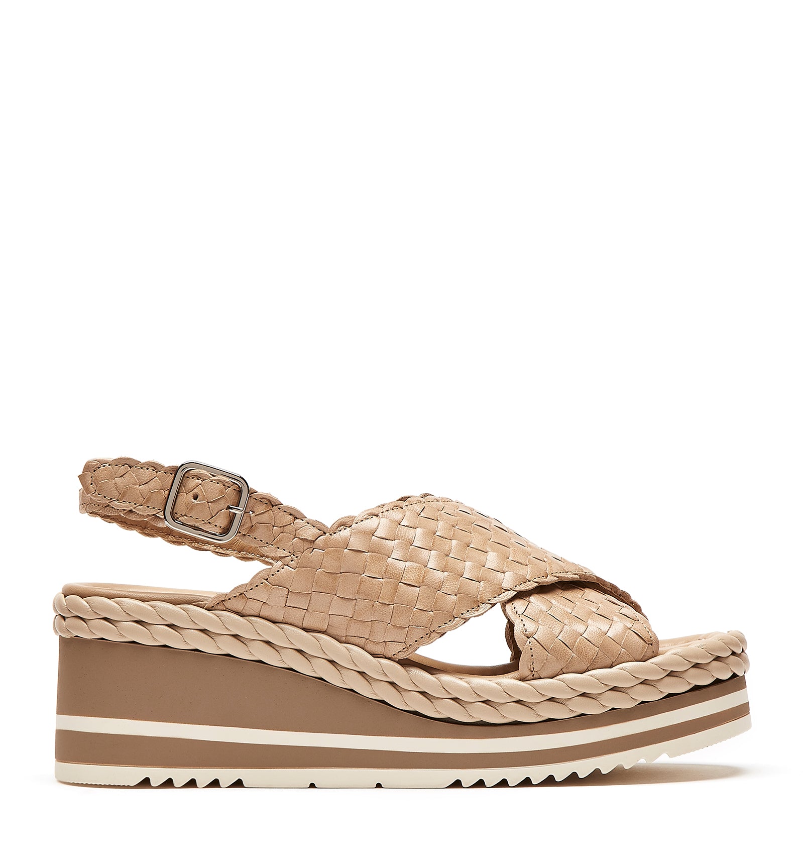 PROPEL WOVEN LEATHER SANDAL