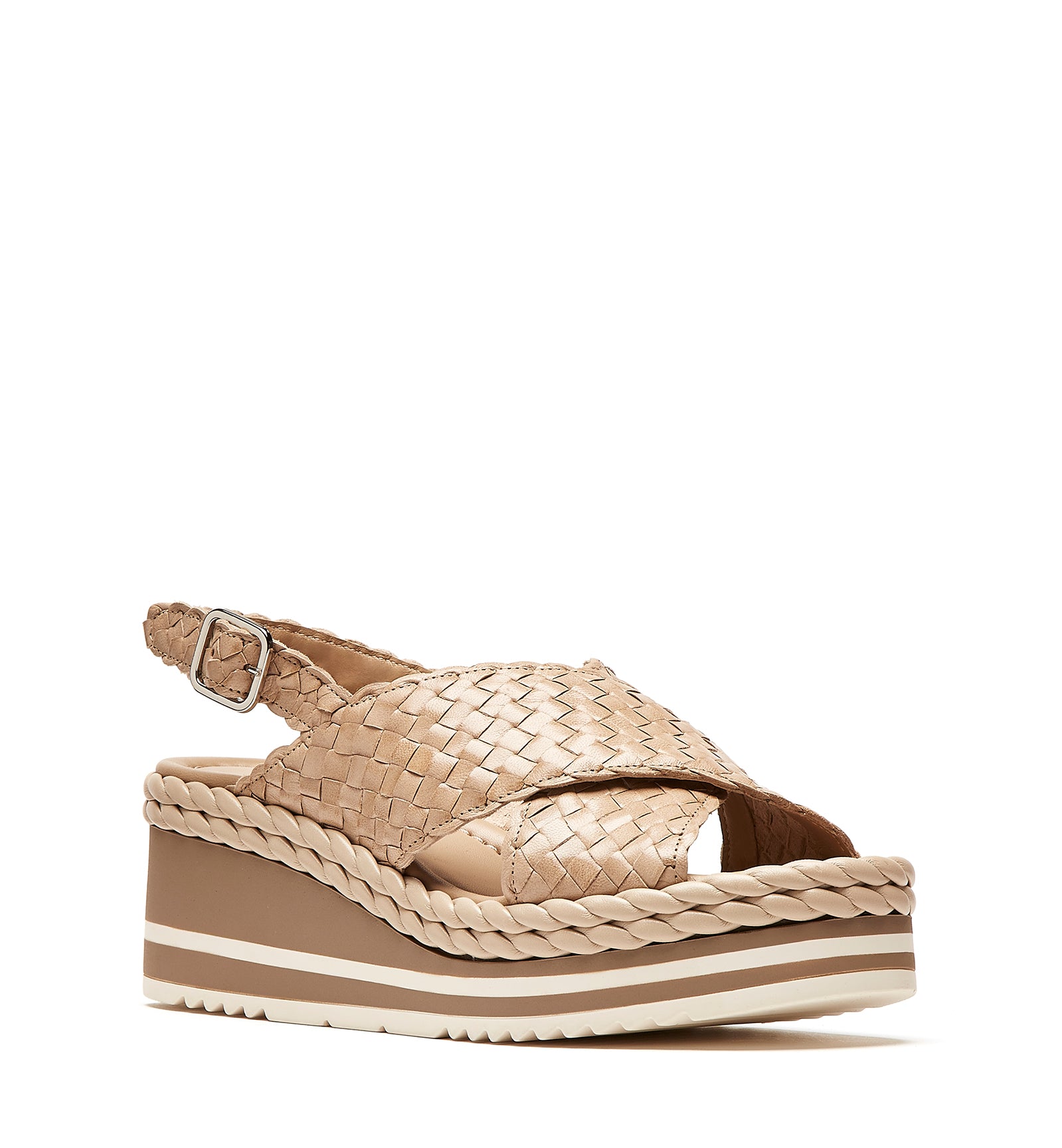 PROPEL WOVEN LEATHER SANDAL