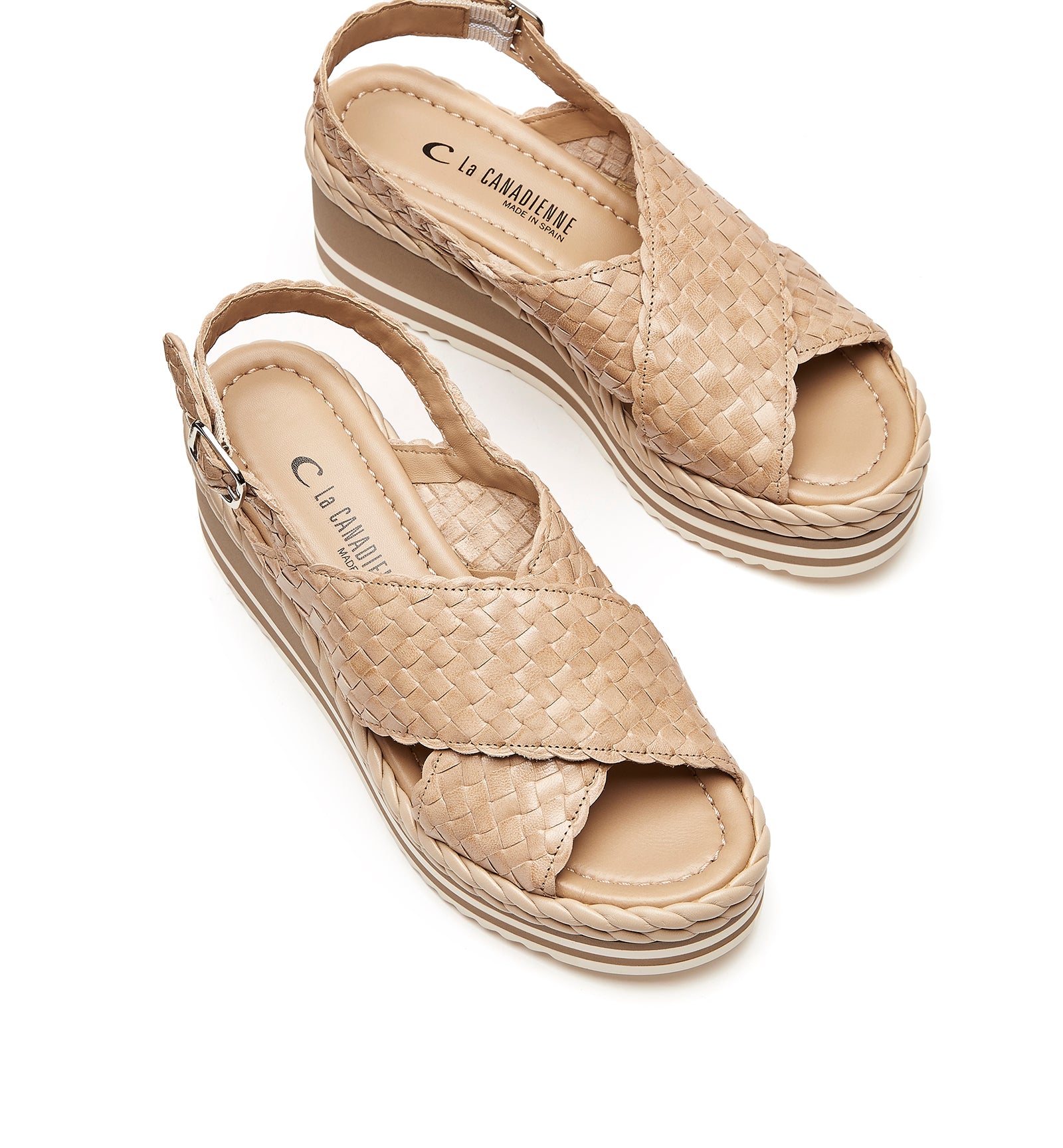 PROPEL WOVEN LEATHER SANDAL