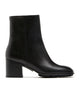 PRYSILA LEATHER HEELED BOOTIE
