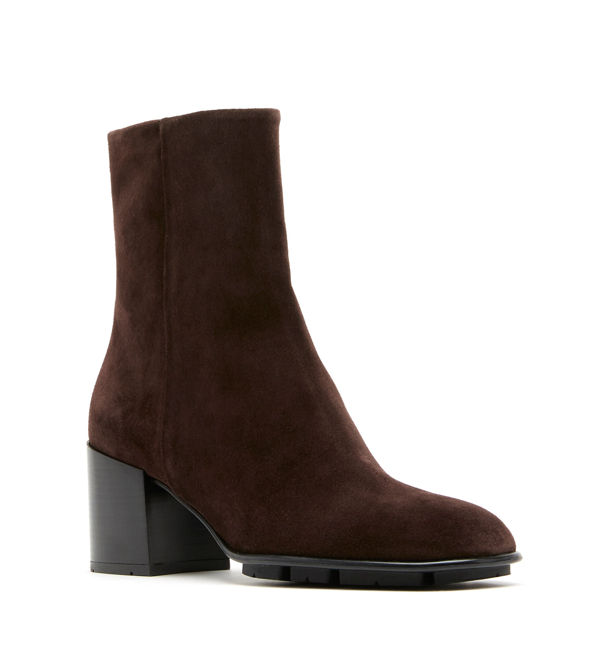 PRYSILA SUEDE HEELED BOOTIE — Item 2 of 5
