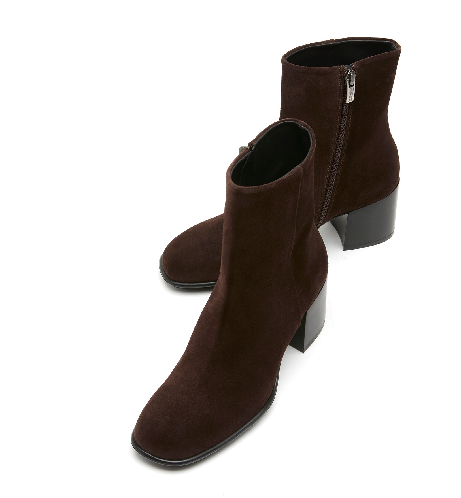 PRYSILA SUEDE HEELED BOOTIE — Item 3 of 5