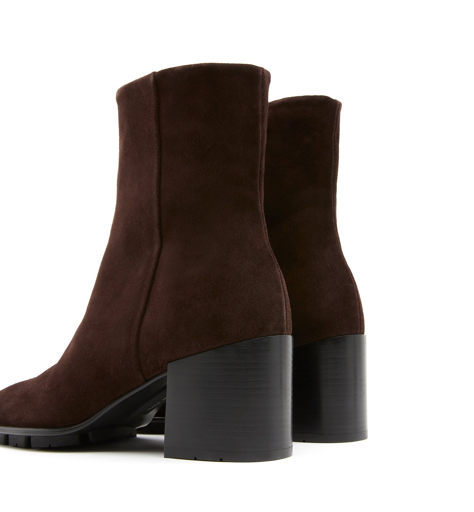PRYSILA SUEDE HEELED BOOTIE — Item 4 of 5