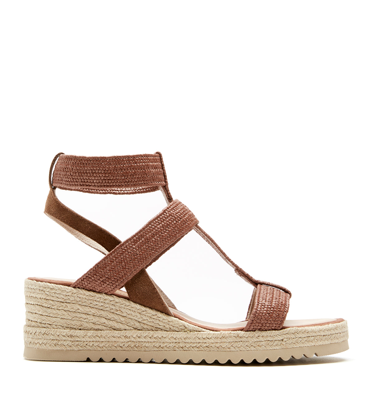 RAY RAFFIA WEDGE SANDAL