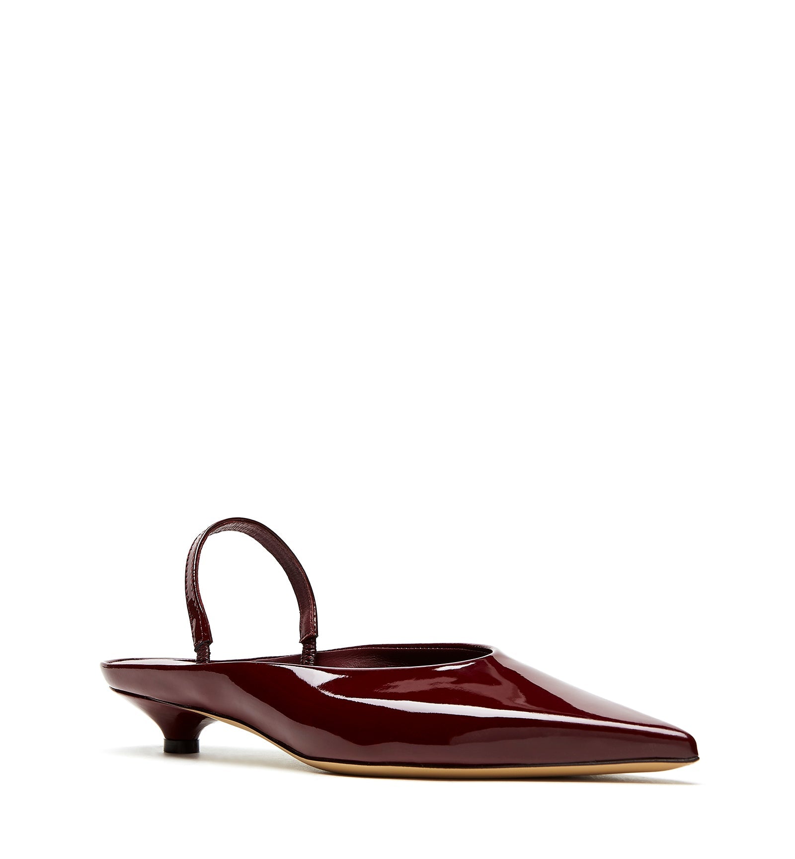 REDEEM SLINGBACK PATENT LEATHER MULE - La Canadienne