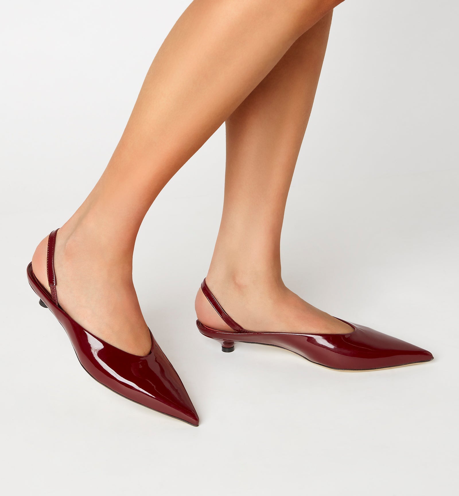 REDEEM SLINGBACK PATENT LEATHER MULE - La Canadienne