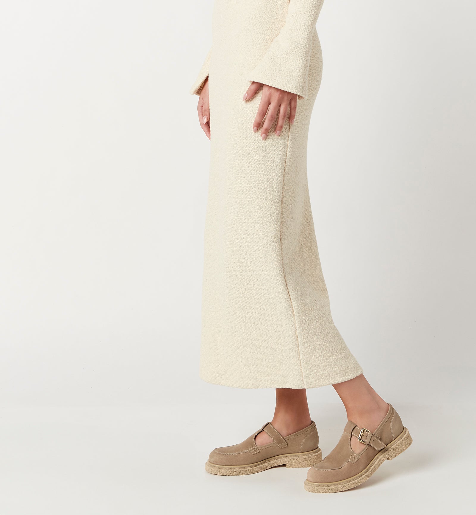 RELAX MARY JANE SUEDE LOAFER