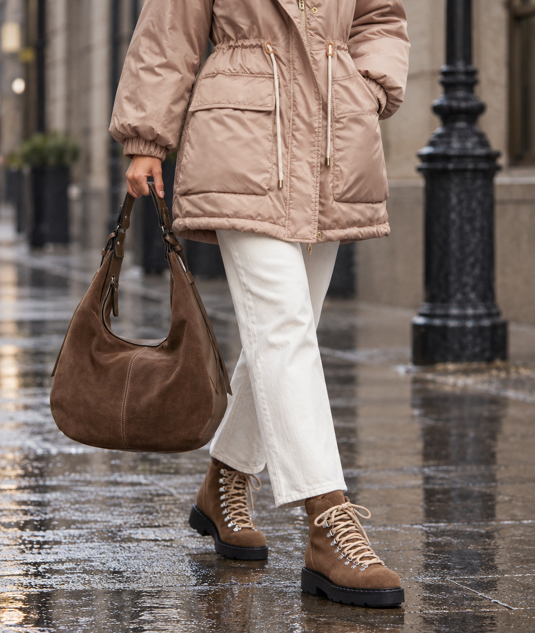 RENATA SUEDE HIKER BOOTIE — Item 6 of 6