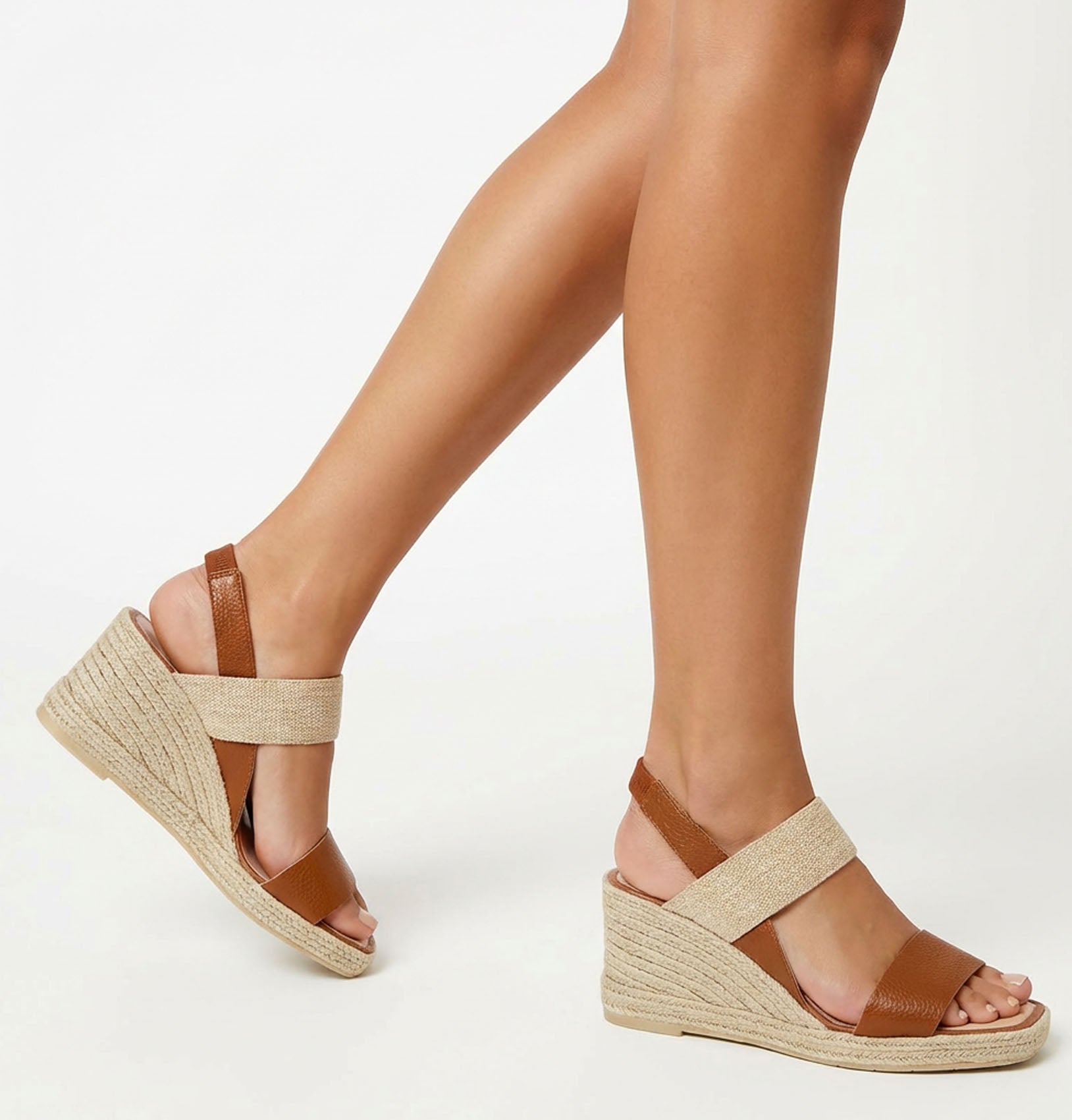 ROSEMARY LEATHER WEDGE SANDAL