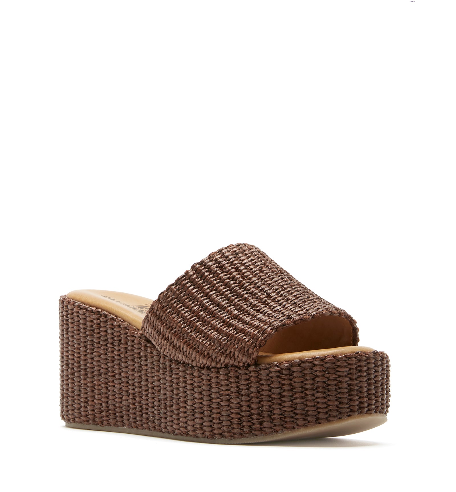 SAMI RAFFIA WEDGE SANDAL