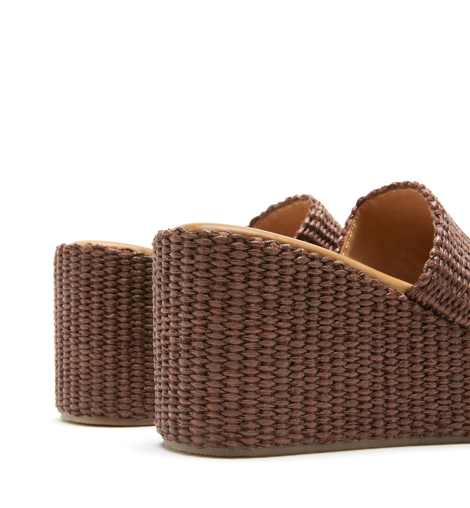 SAMI RAFFIA WEDGE SANDAL