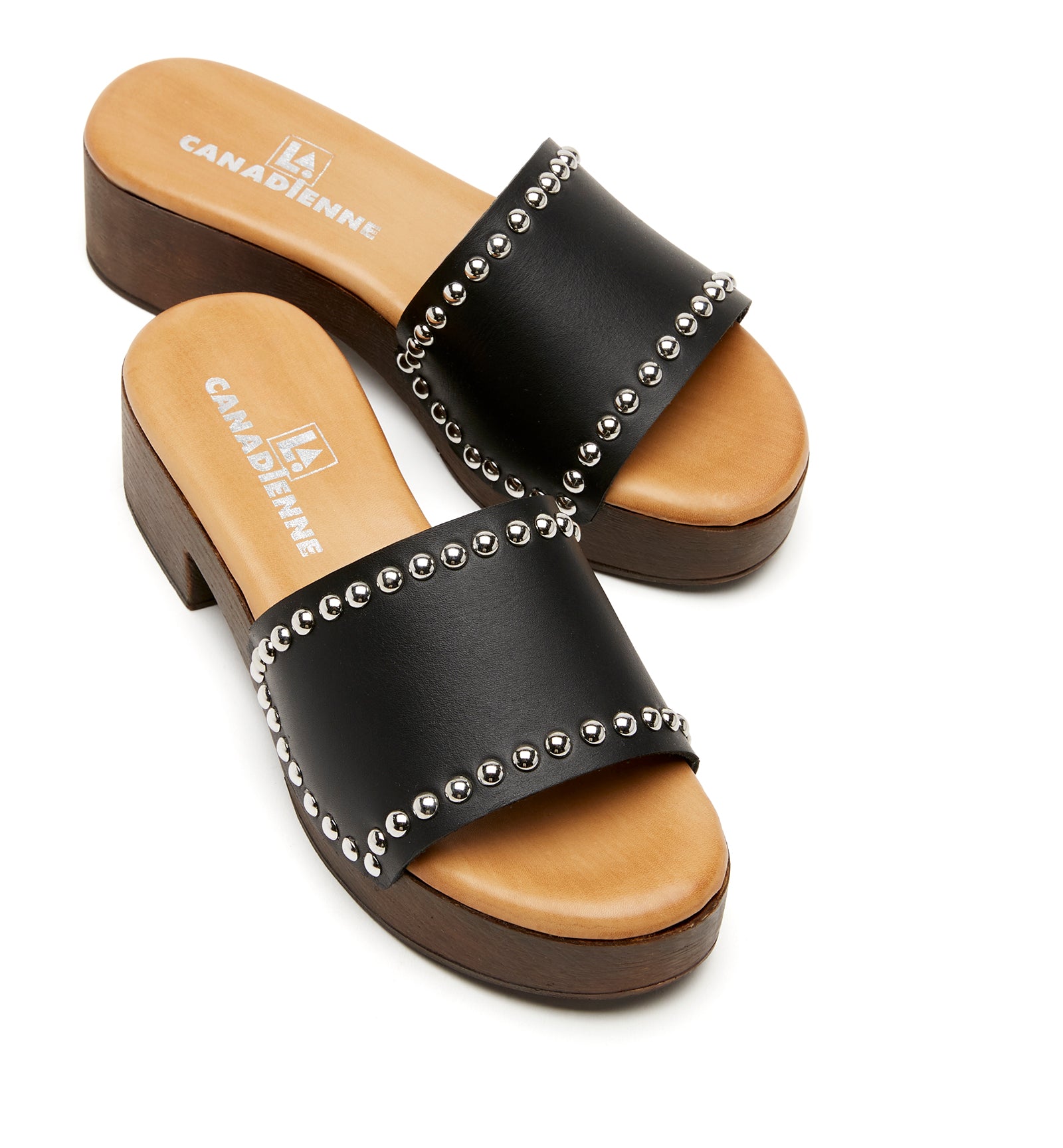 SANTI SANDALE SABOT EN CUIR
