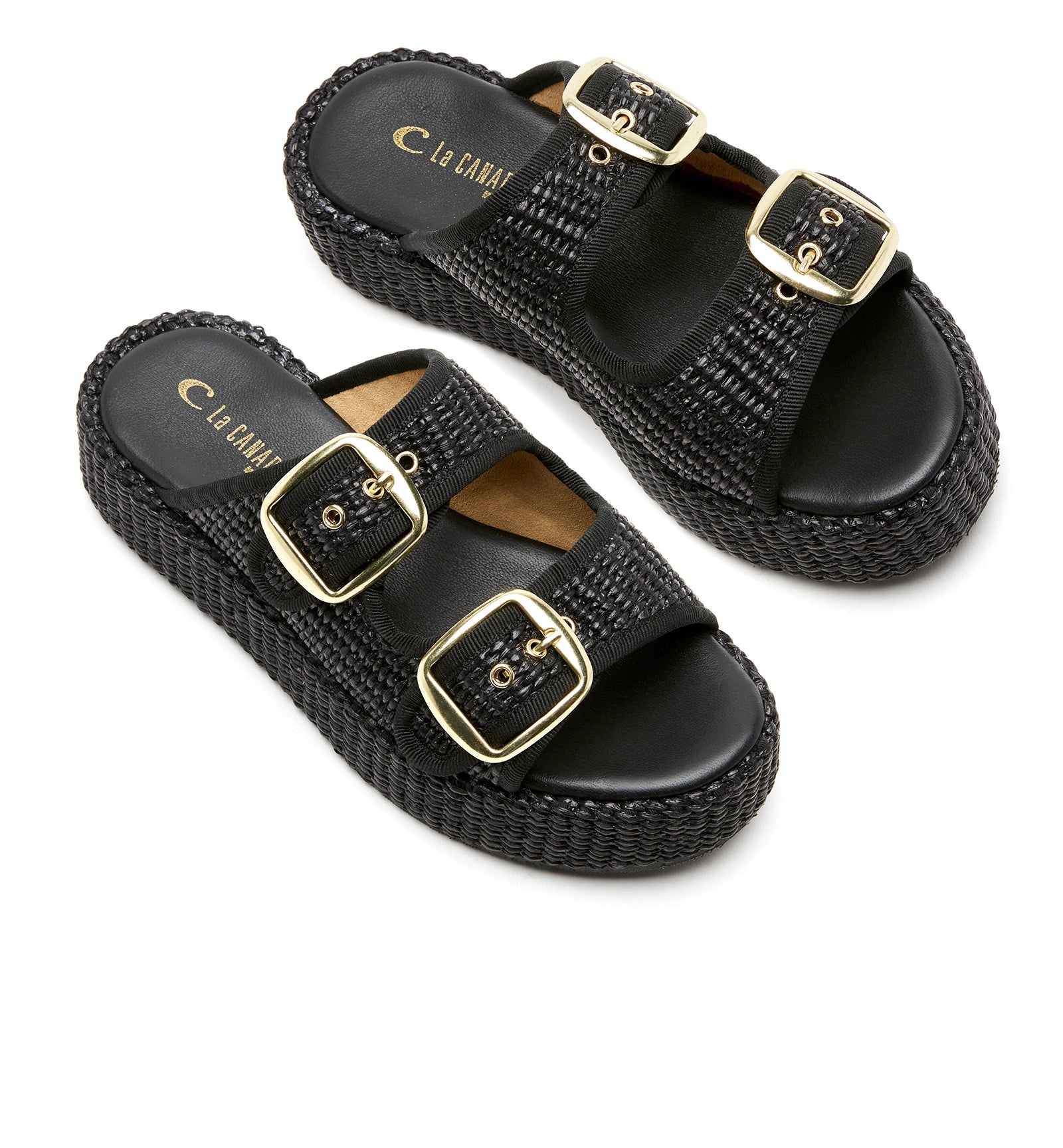 SKY RAFFIA SANDAL - La Canadienne