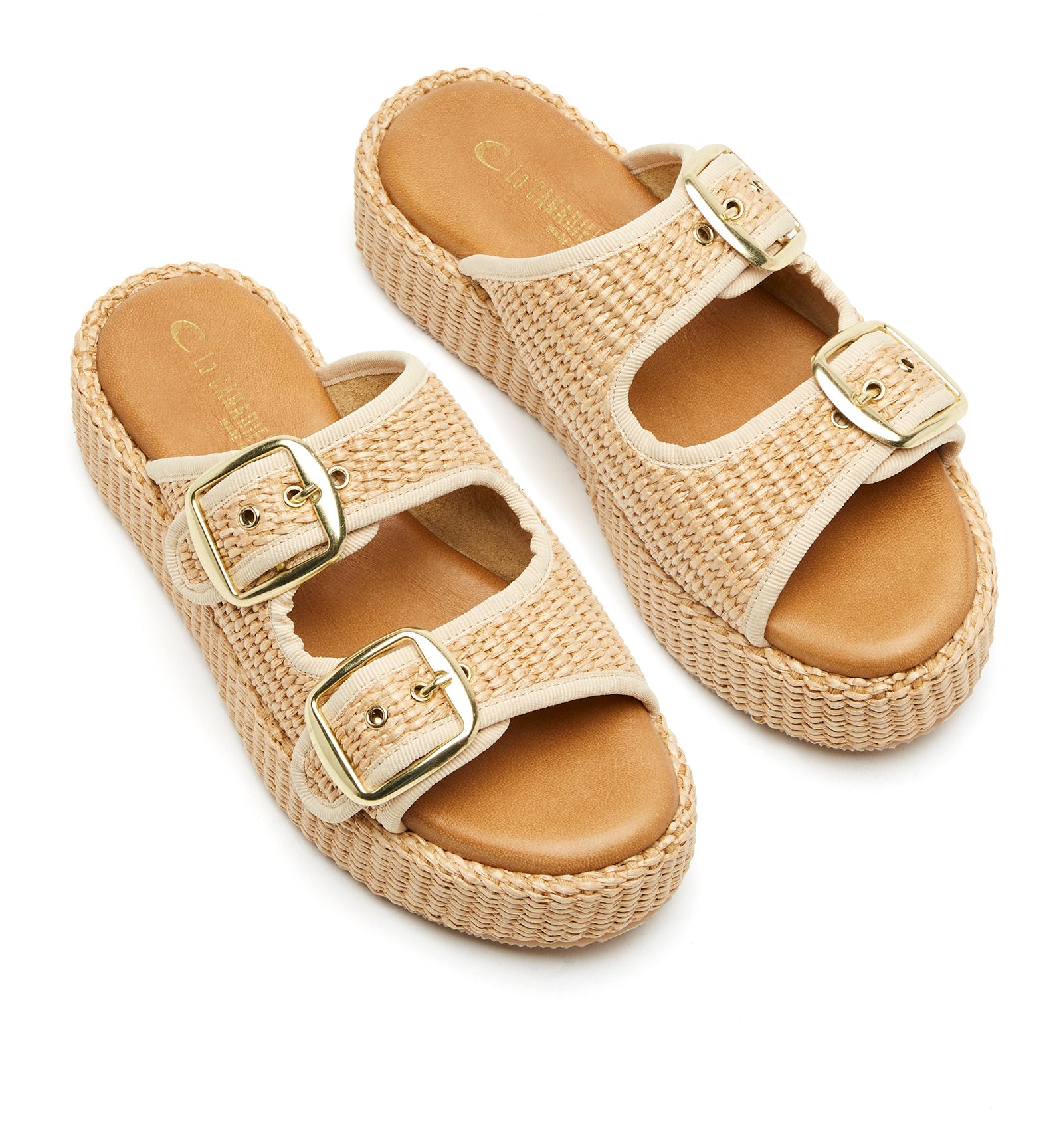 SKY RAFFIA SANDAL - La Canadienne