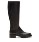 SUPERB LEATHER WIDE CALF BOOT