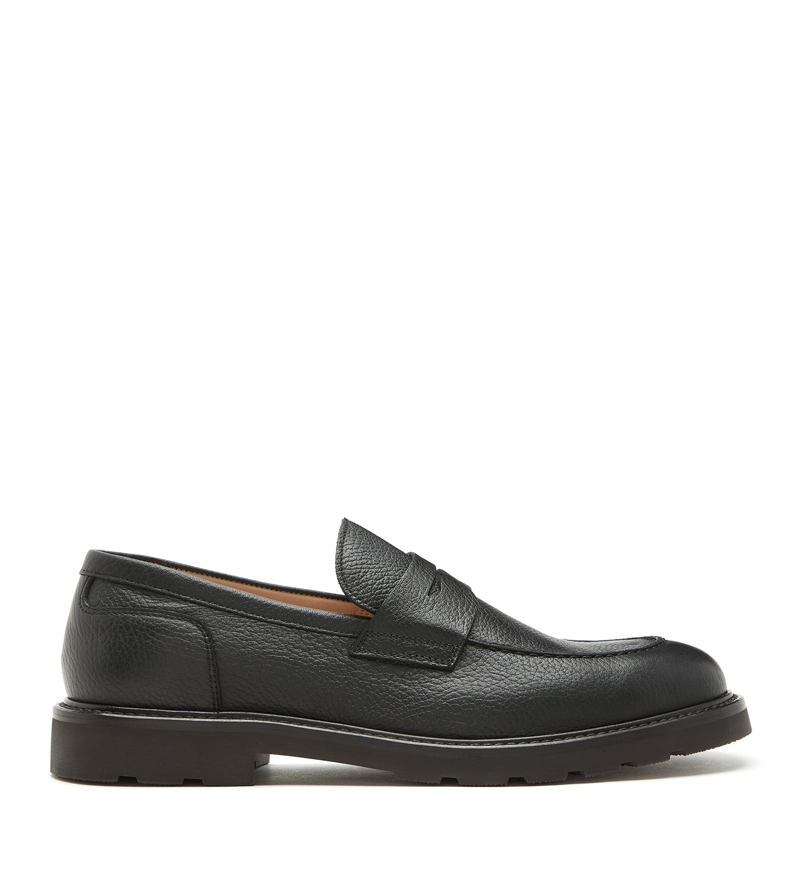TATUM MEN'S PEBBLE LEATHER LOAFER — Item 1 of 5