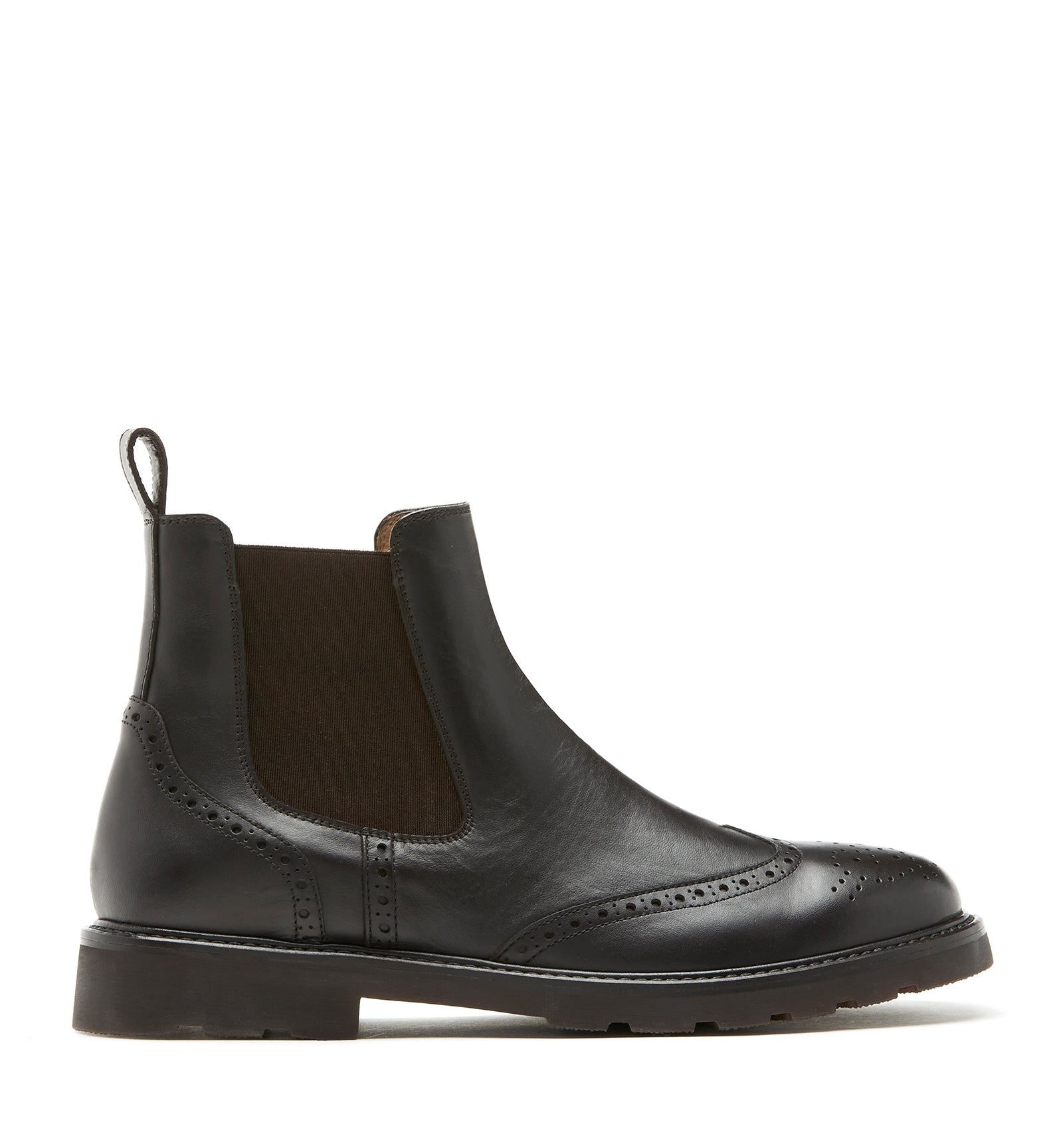TAVOR MEN'S LEATHER BROGUE BOOT — Item 1 of 5