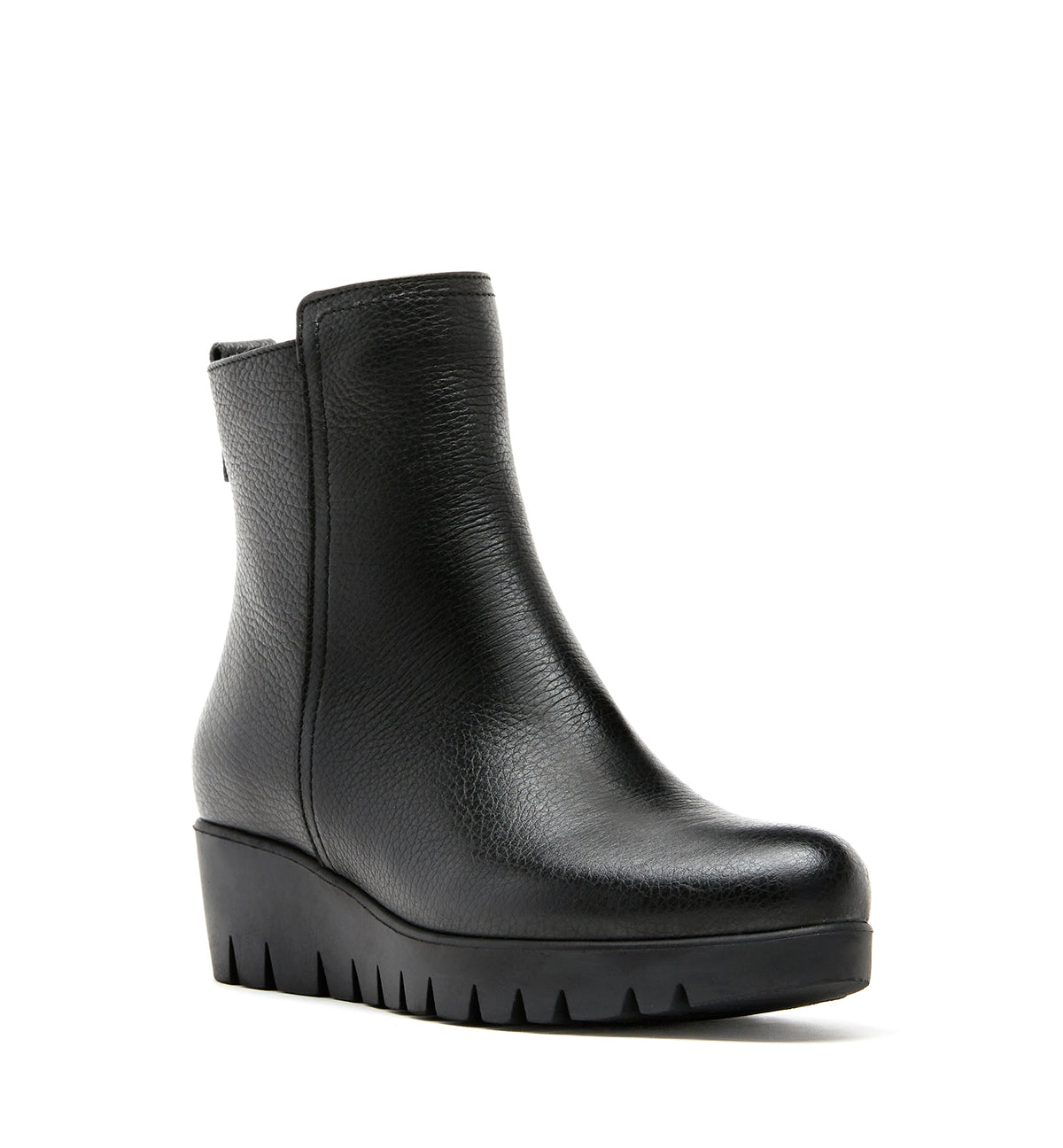 TEAGAN PEBBLE LEATHER BOOTIE - La Canadienne