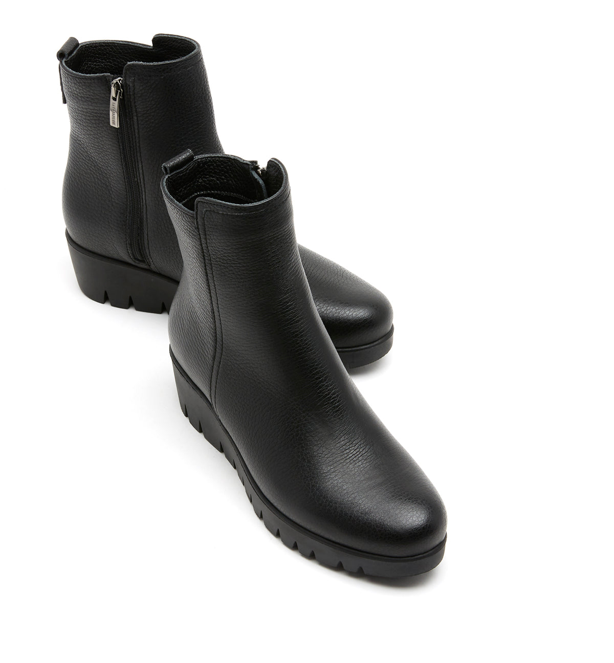 TEAGAN PEBBLE LEATHER BOOTIE - La Canadienne