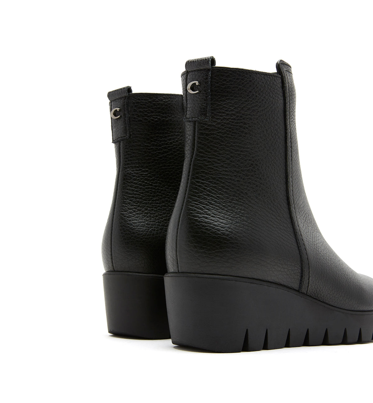 TEAGAN PEBBLE LEATHER BOOTIE - La Canadienne