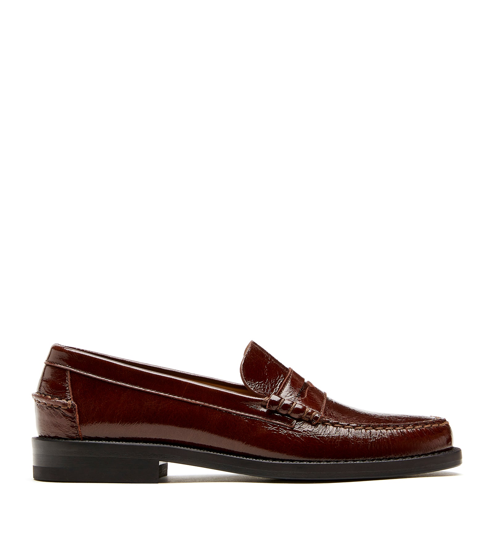 TEX MOCASSIN EN CUIR EFFET FROISSÉ