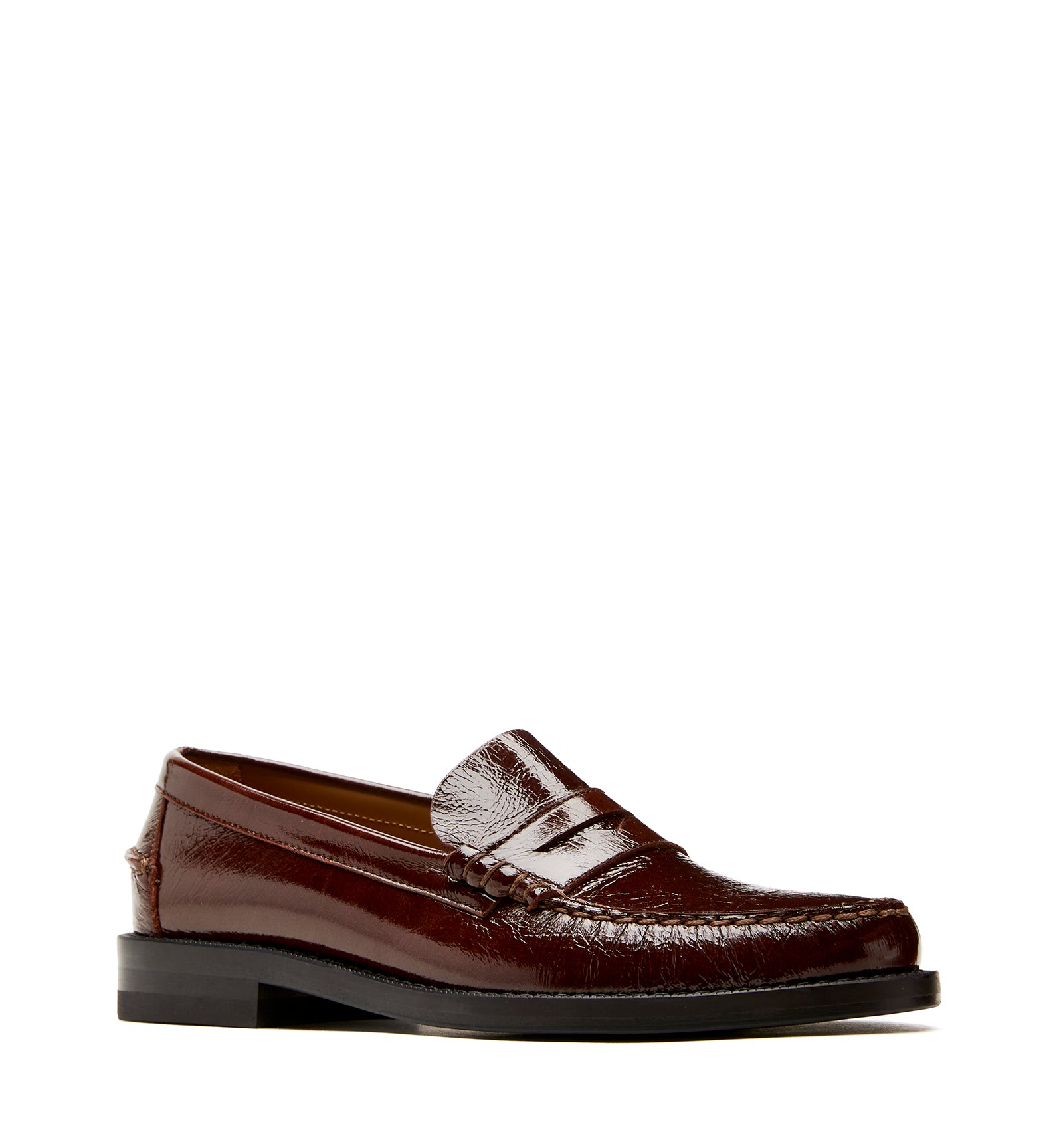 TEX MOCASSIN EN CUIR EFFET FROISSÉ