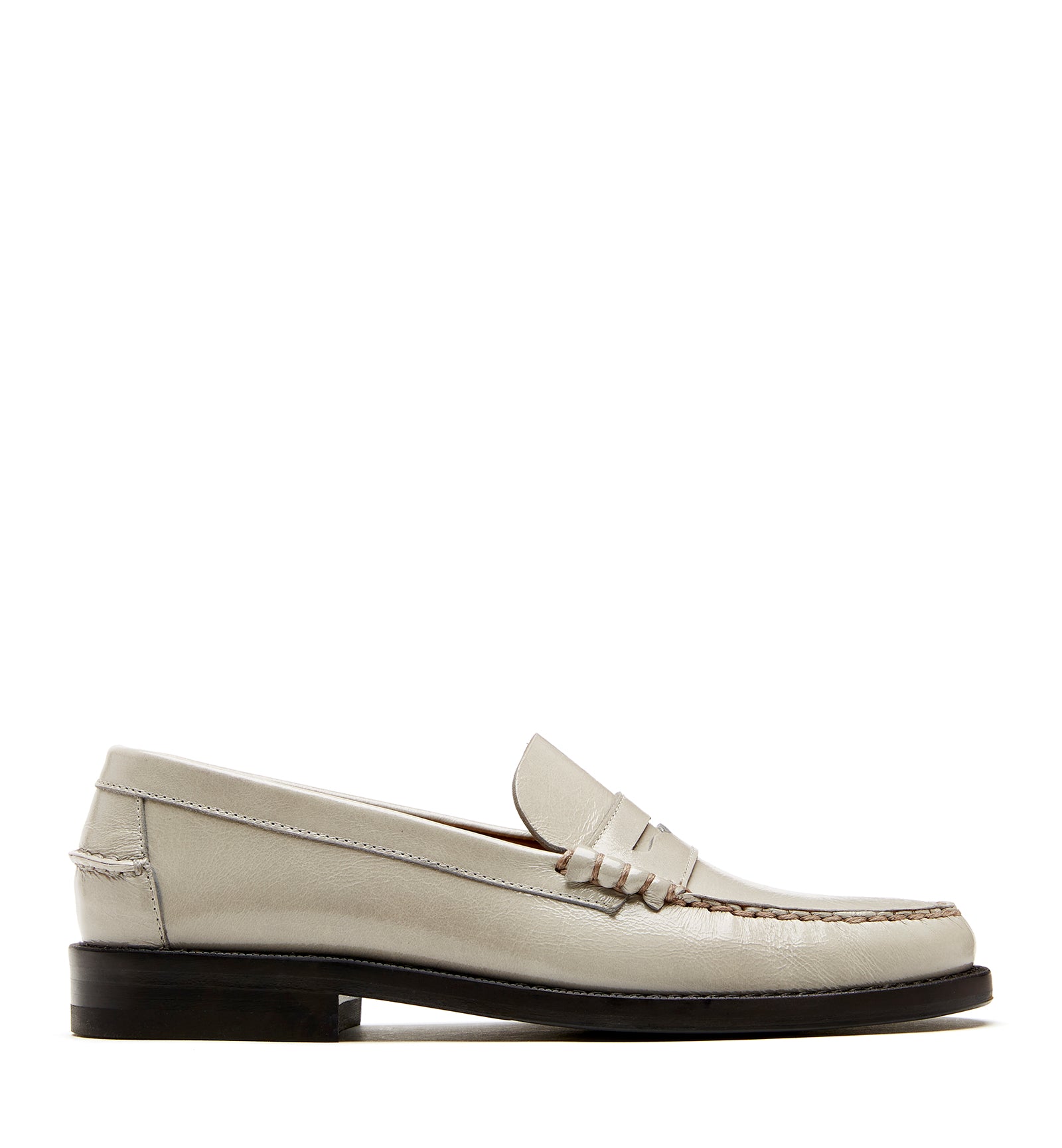 TEX CRUSHED LEATHER LOAFER