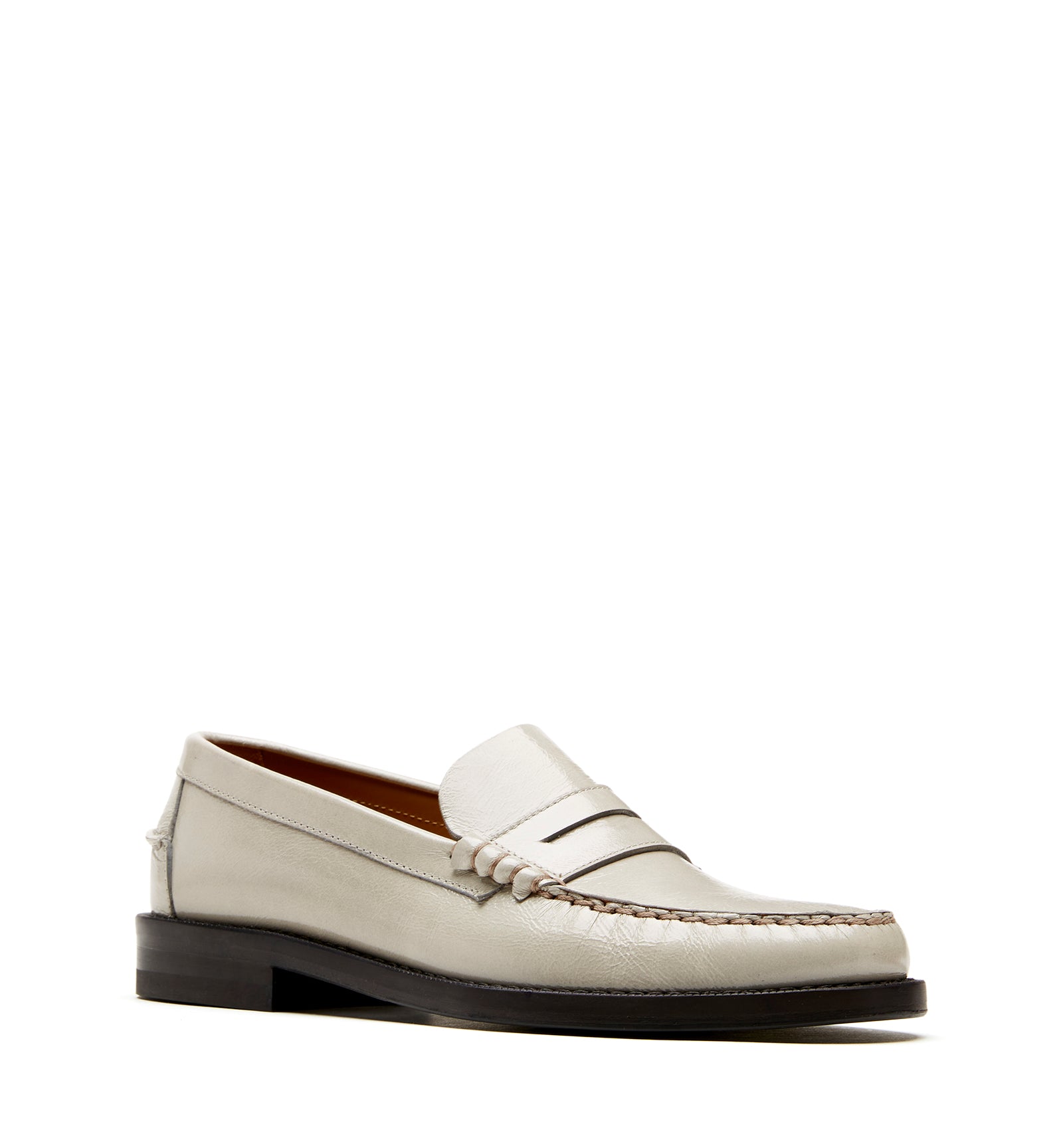TEX MOCASSIN EN CUIR EFFET FROISSÉ