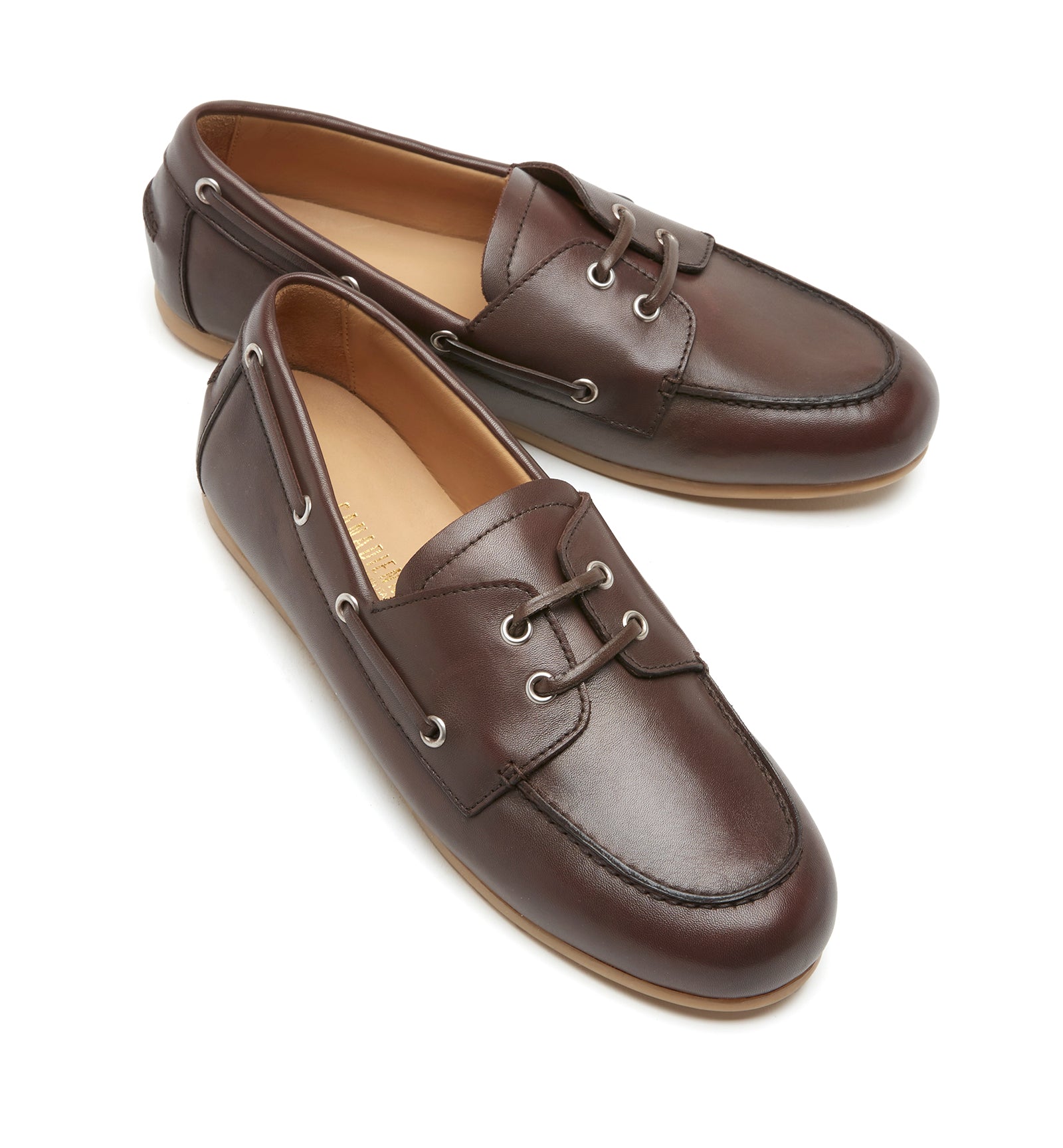 TIBBIE CHAUSSURE BATEAU EN CUIR